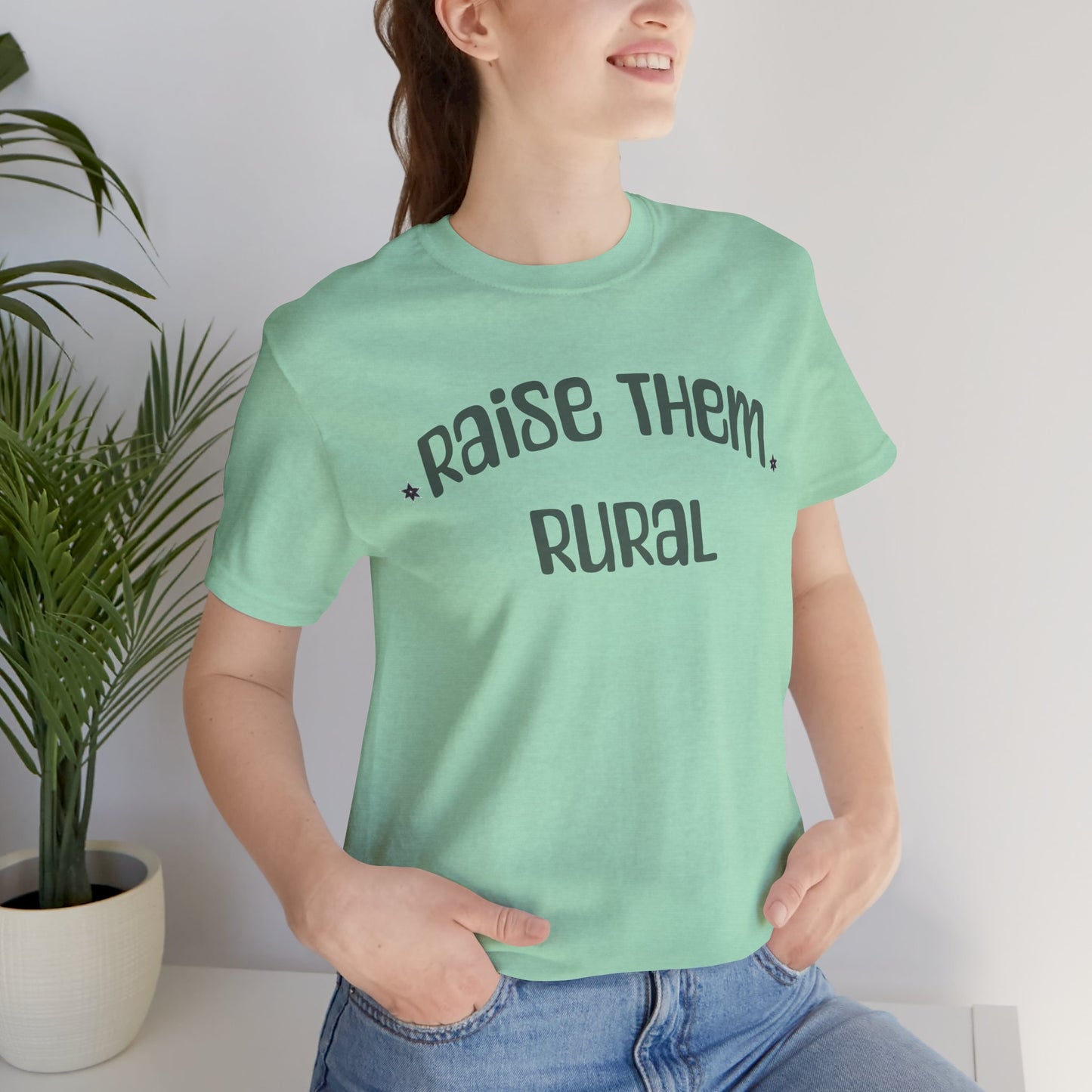 Raise Them Rural Unisex Tee - Casual Shirt for Animal Lovers & Country Living