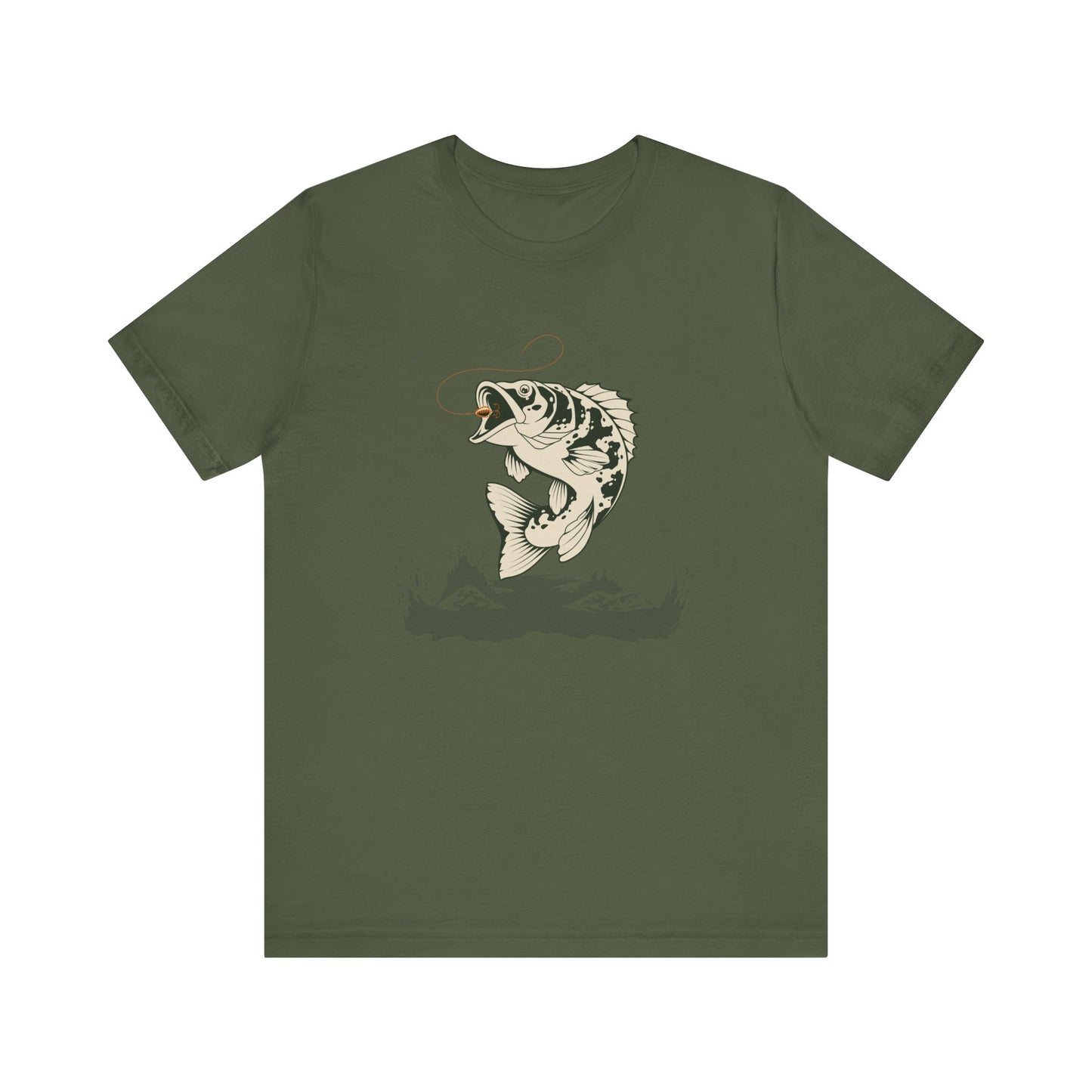 Fishing Lover's Unisex Tee, Outdoors Shirt, Fisherman Gift, Vintage Fish Design, Casual Graphic Tee, Perfect for Summer Adventures