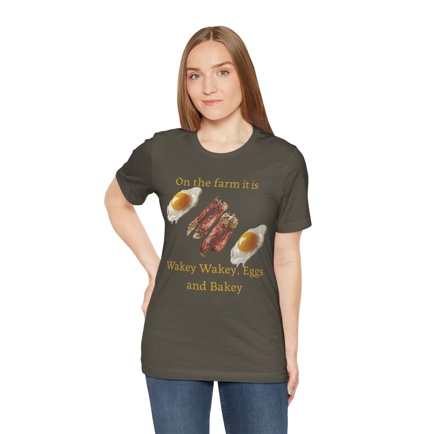Wakey Wakey, Eggs and Bakey - Unisex T-Shirt