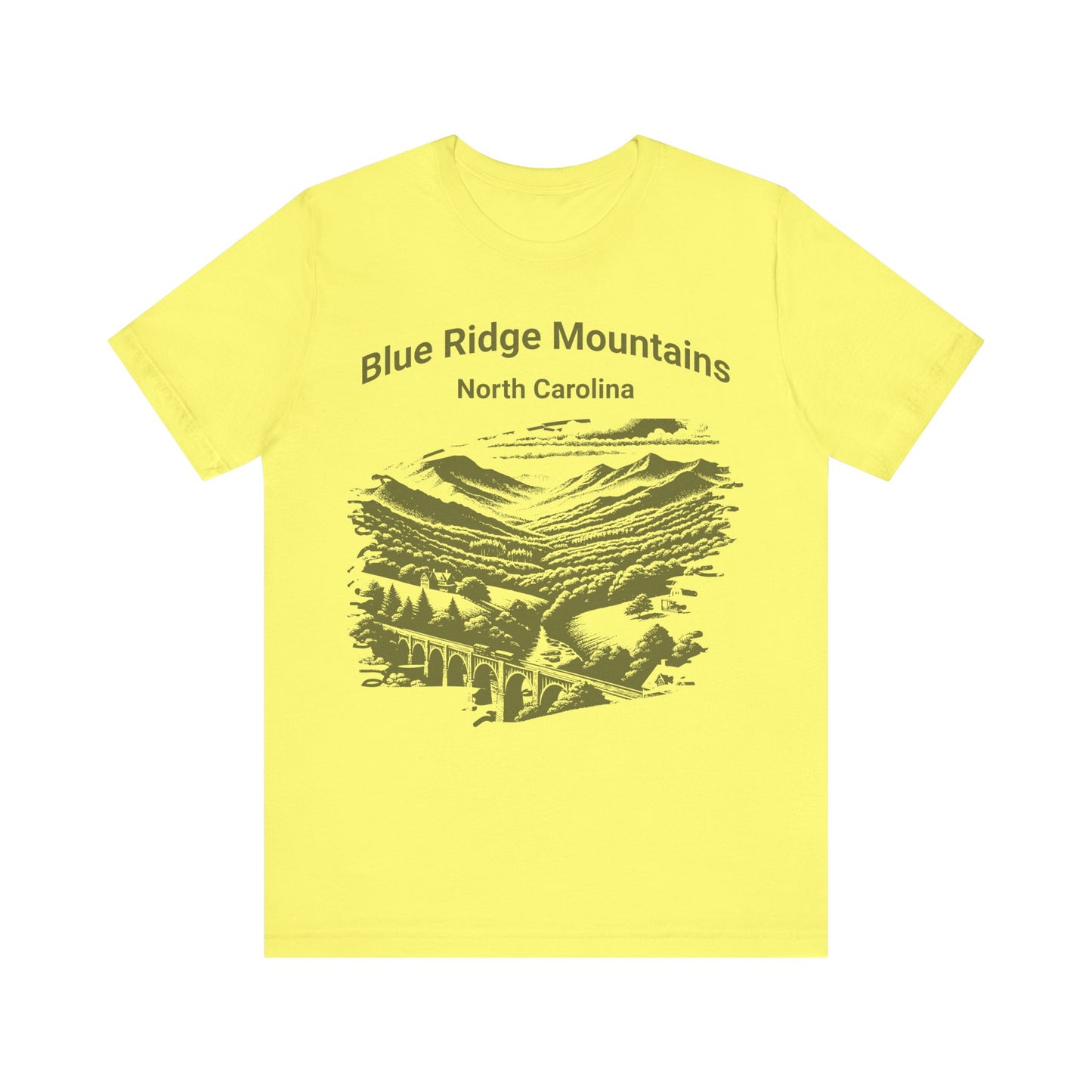 Blue Ridge Mountains North Carolina - Unisex T-Shirt