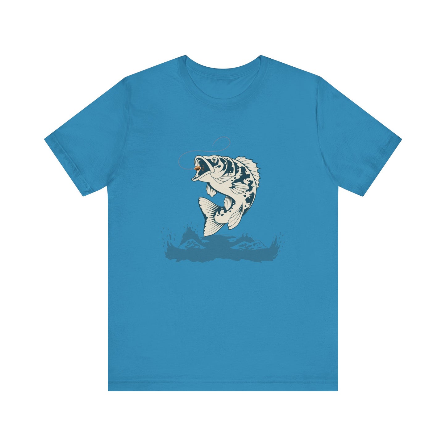 Fishing Lover's Unisex Tee, Outdoors Shirt, Fisherman Gift, Vintage Fish Design, Casual Graphic Tee, Perfect for Summer Adventures