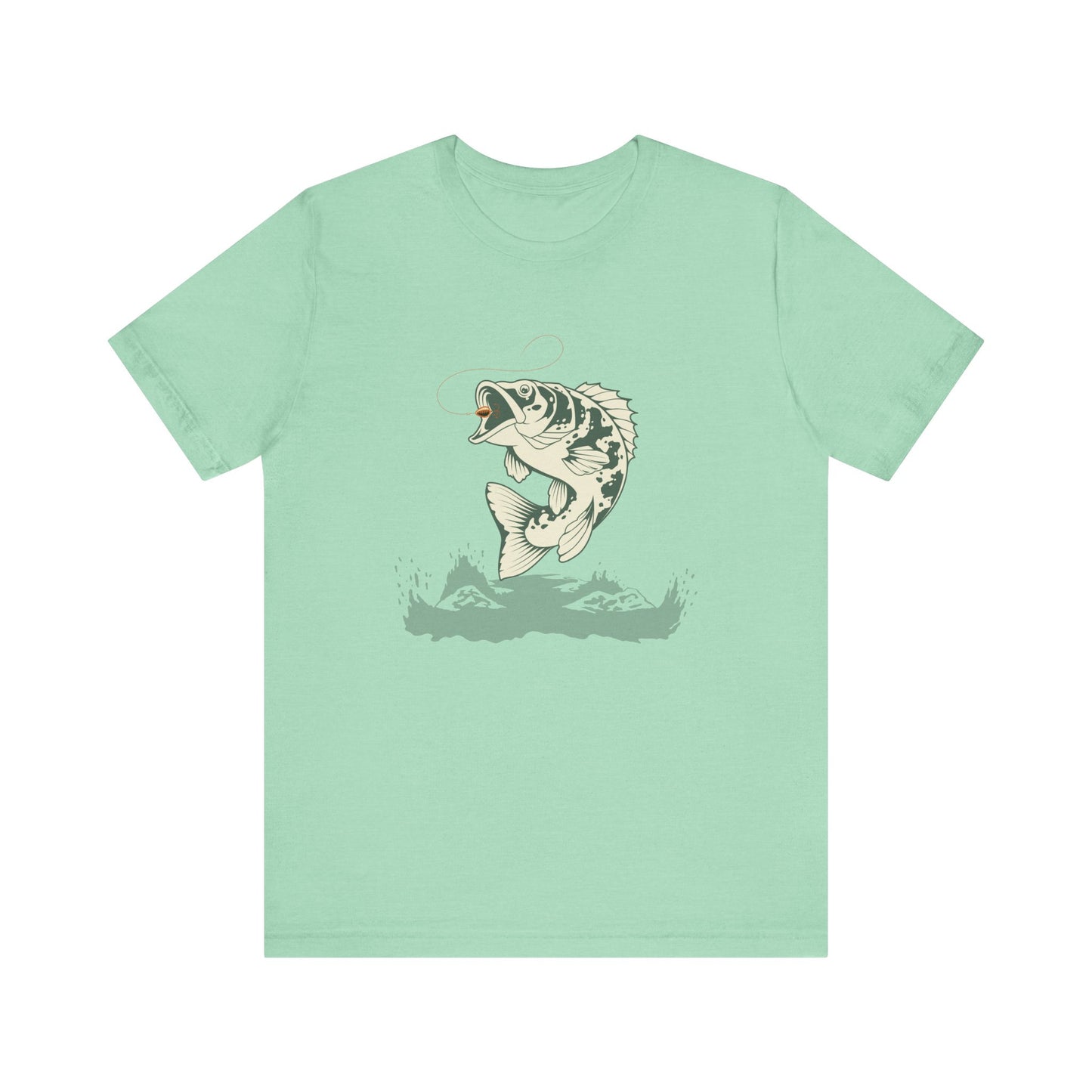 Fishing Lover's Unisex Tee, Outdoors Shirt, Fisherman Gift, Vintage Fish Design, Casual Graphic Tee, Perfect for Summer Adventures