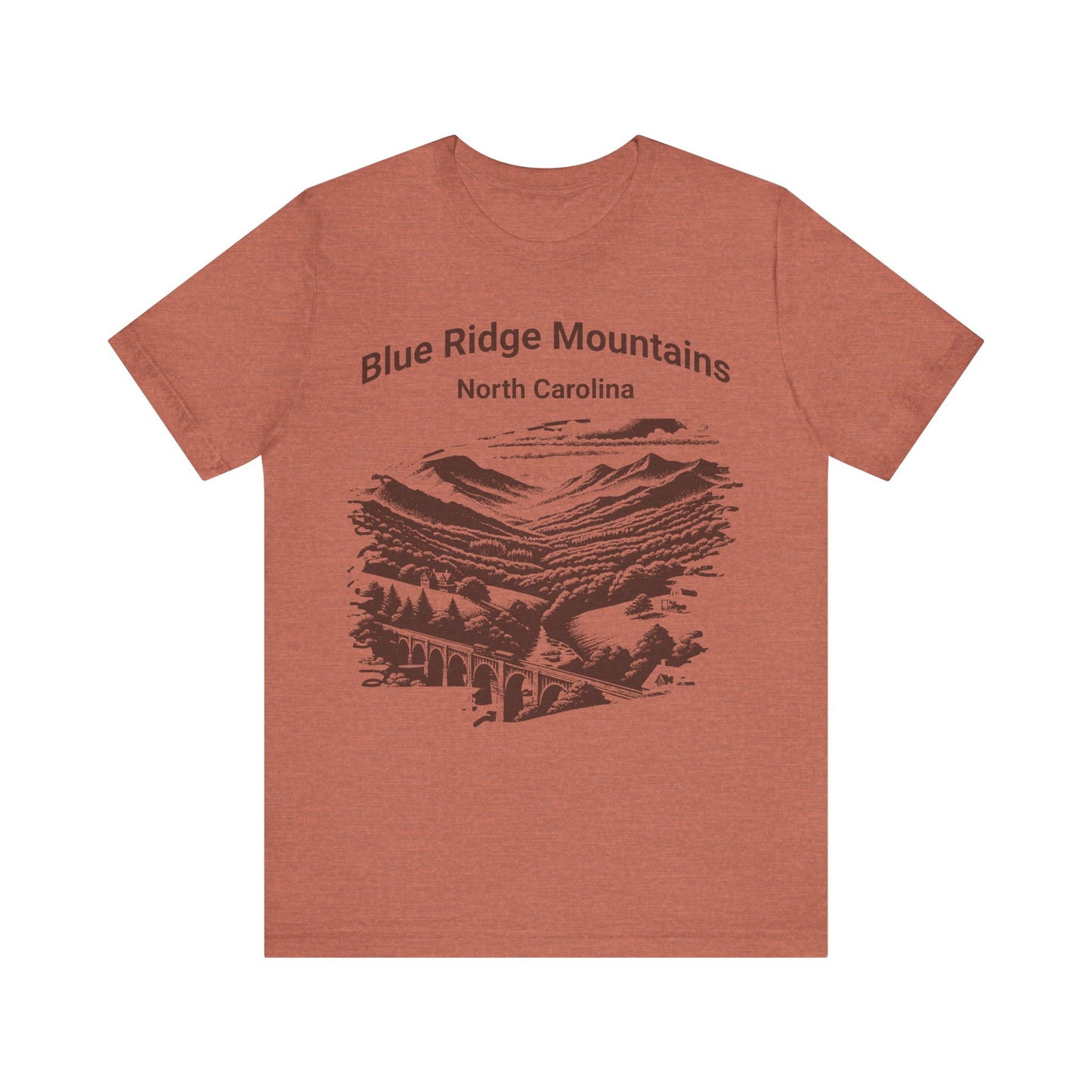 Blue Ridge Mountains North Carolina - Unisex T-Shirt