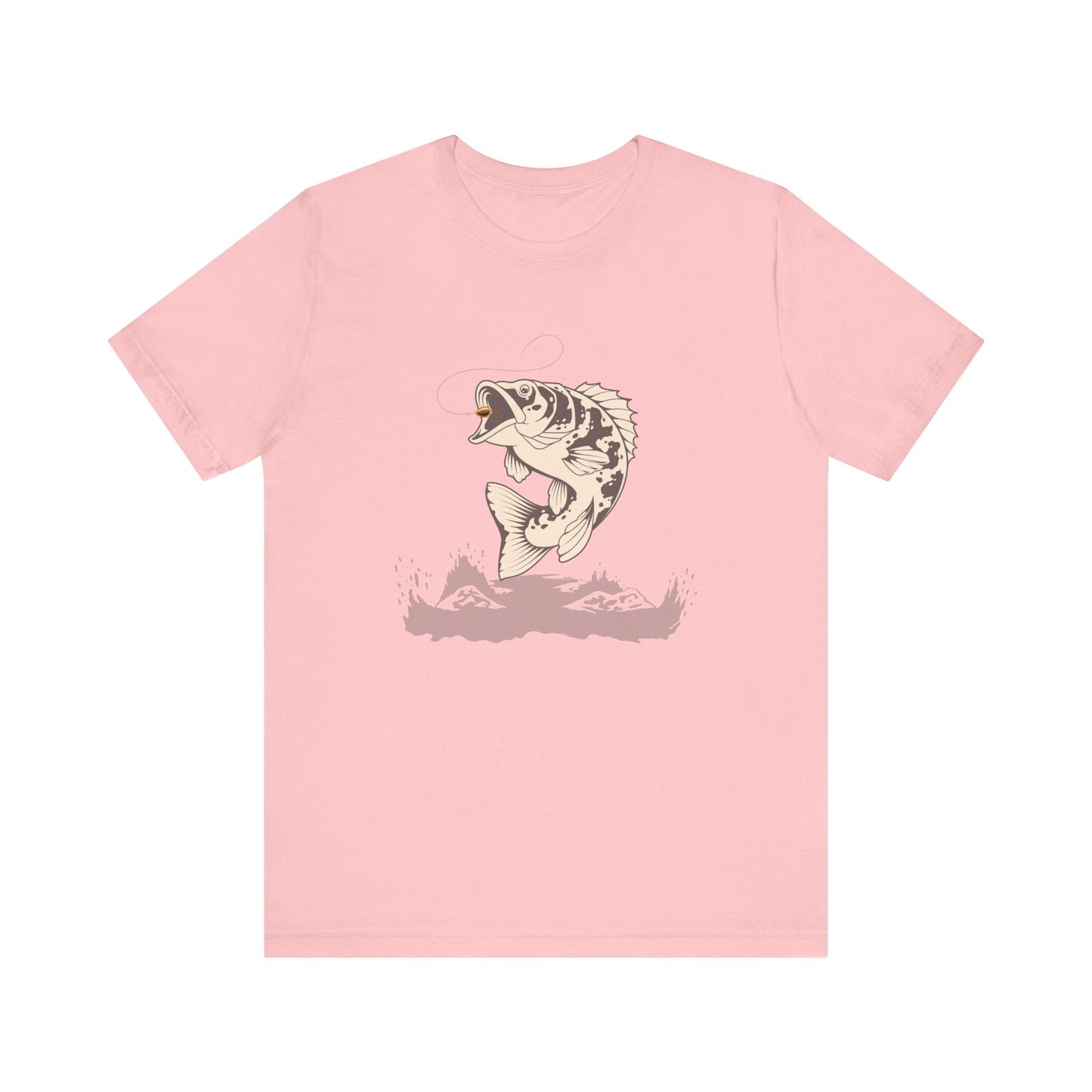 Fishing Lover's Unisex Tee, Outdoors Shirt, Fisherman Gift, Vintage Fish Design, Casual Graphic Tee, Perfect for Summer Adventures