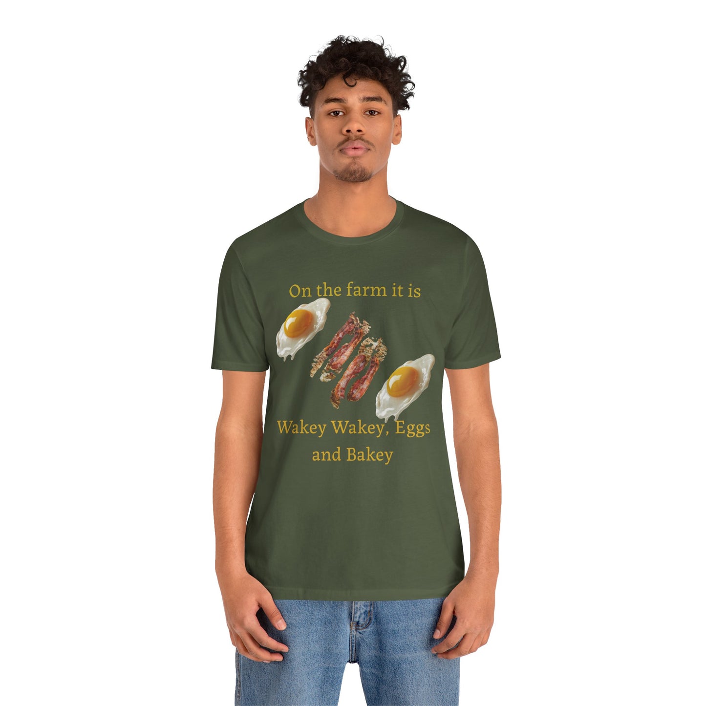 Wakey Wakey, Eggs and Bakey - Unisex T-Shirt