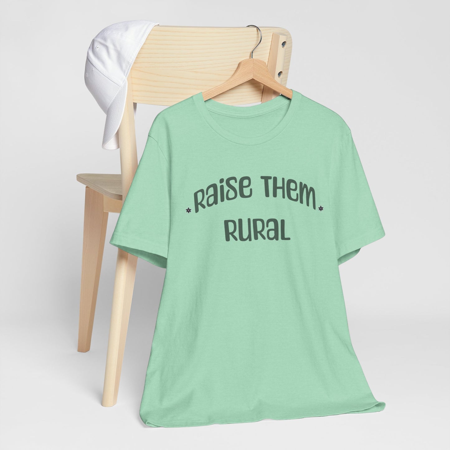 Raise Them Rural Unisex Tee - Casual Shirt for Animal Lovers & Country Living