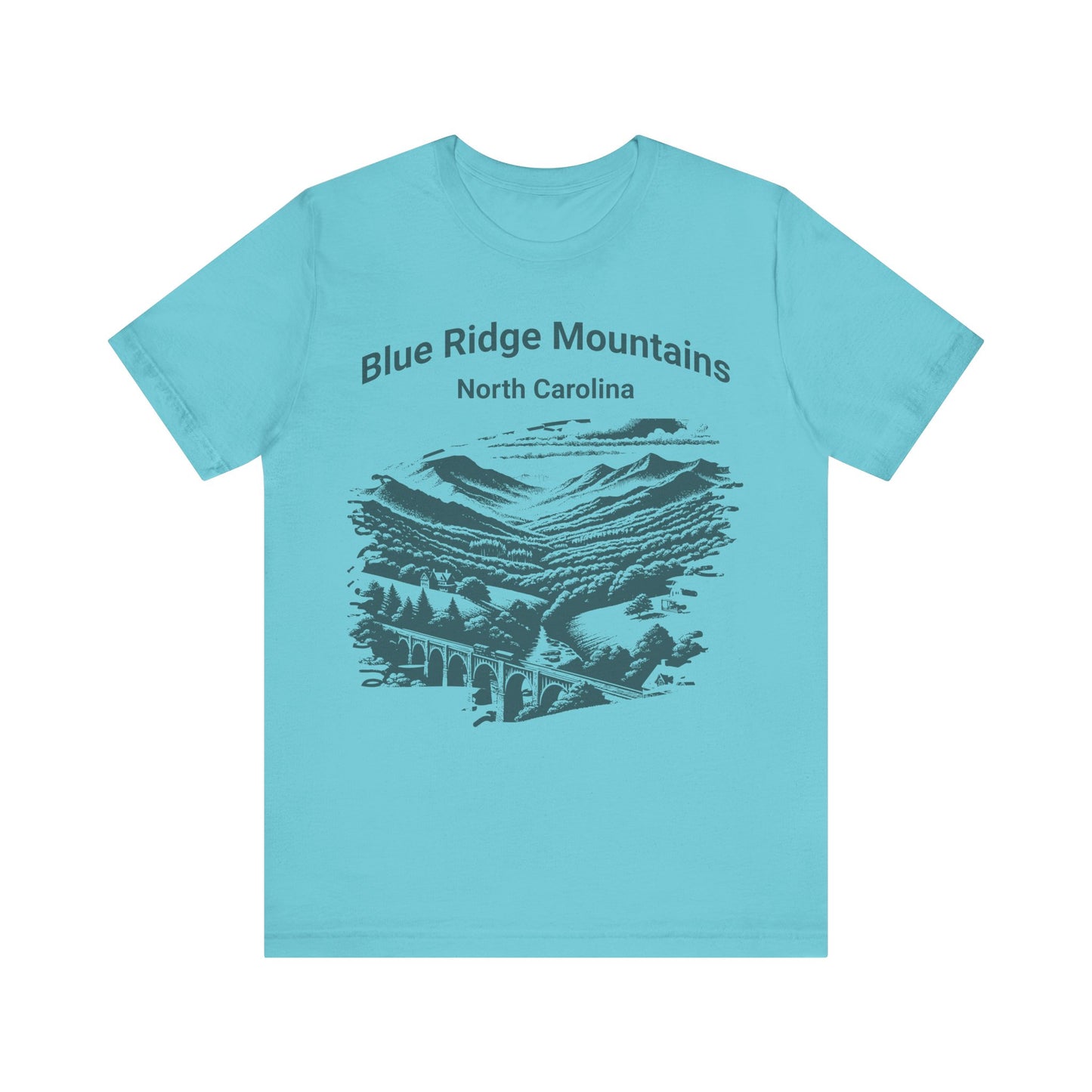 Blue Ridge Mountains North Carolina - Unisex T-Shirt