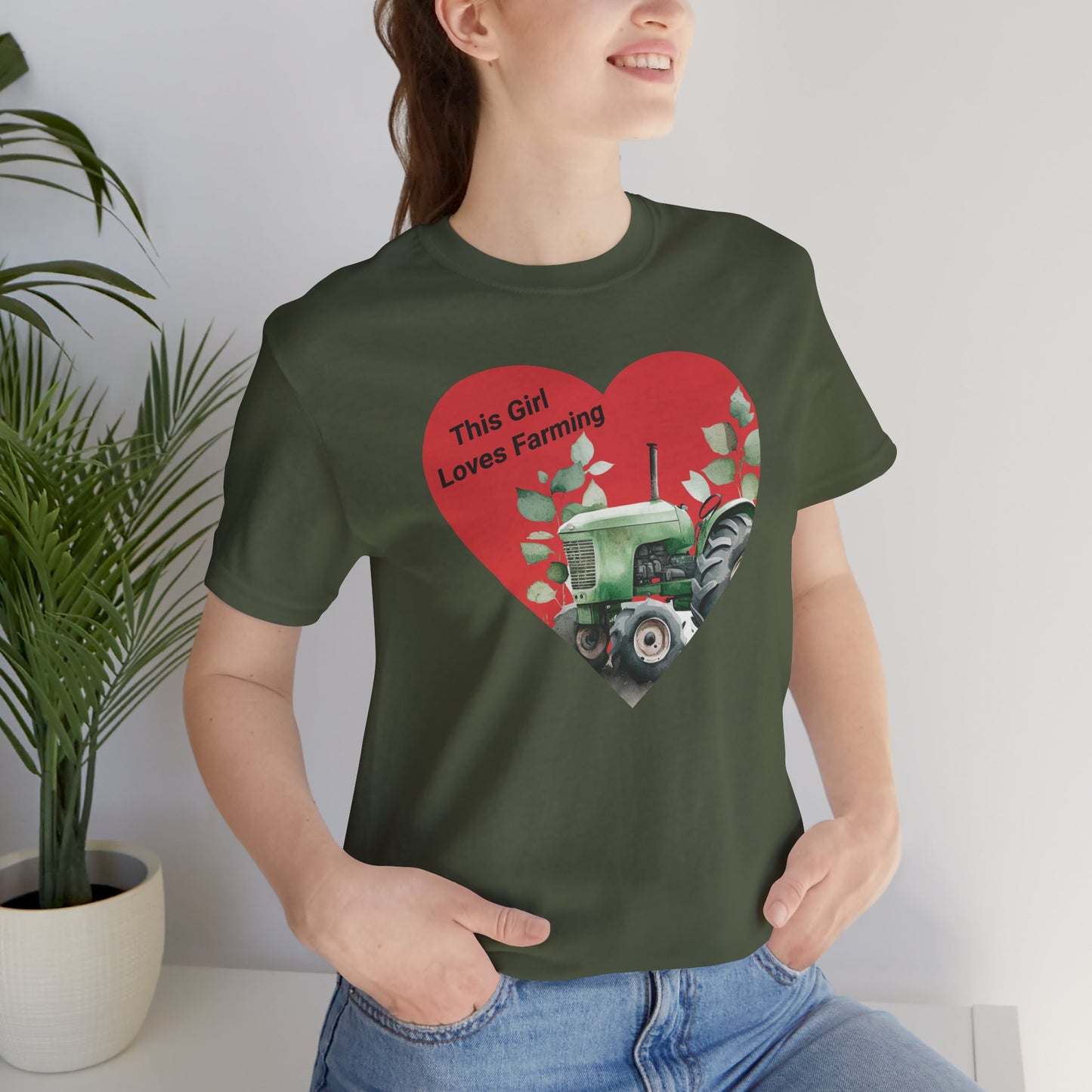 This Girl Loves Farming - Unisex T-Shirt