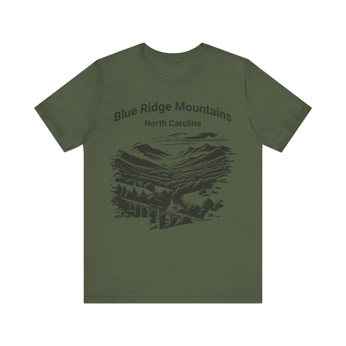Blue Ridge Mountains North Carolina - Unisex T-Shirt