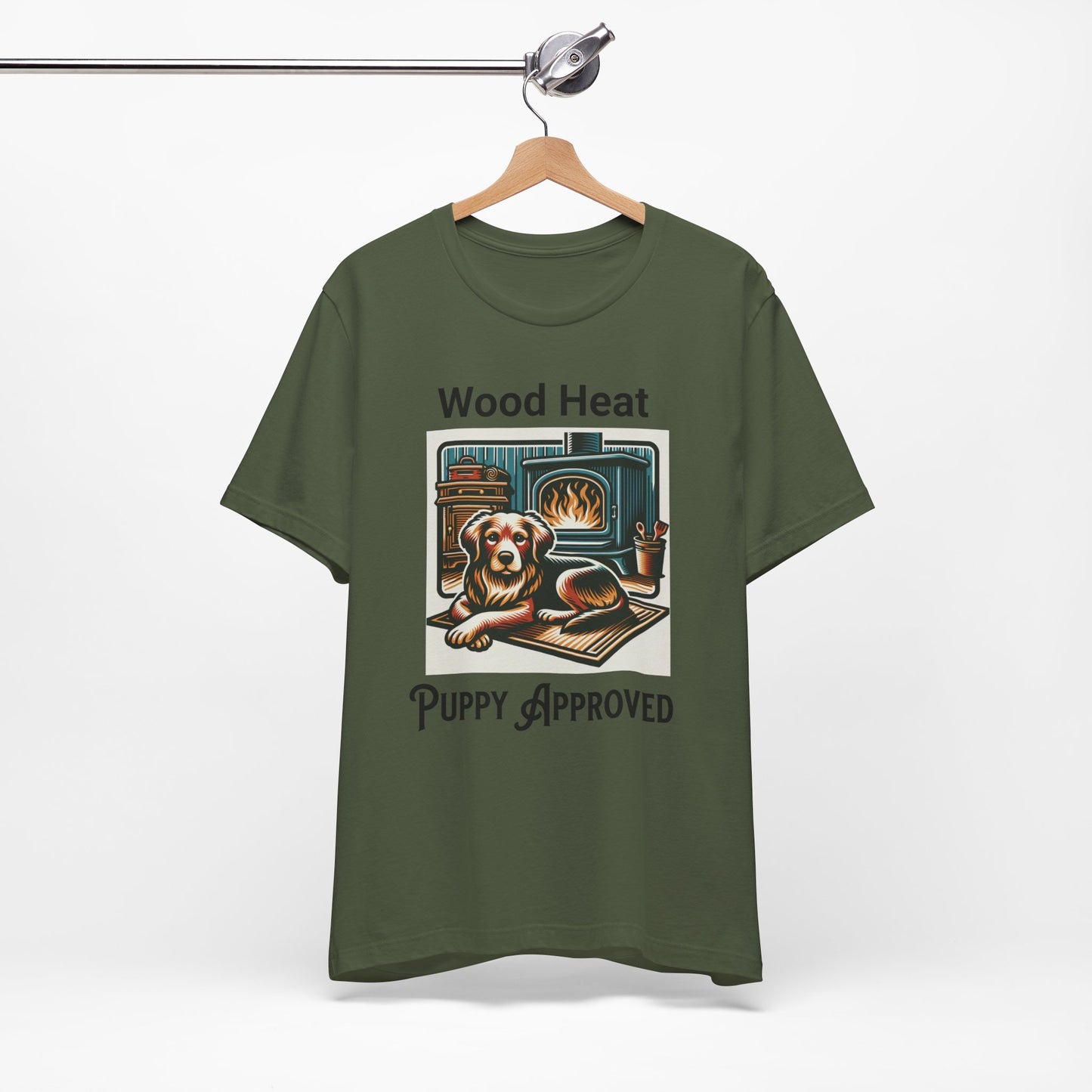 Wood Heat Puppy Approved - Unisex T-Shirt