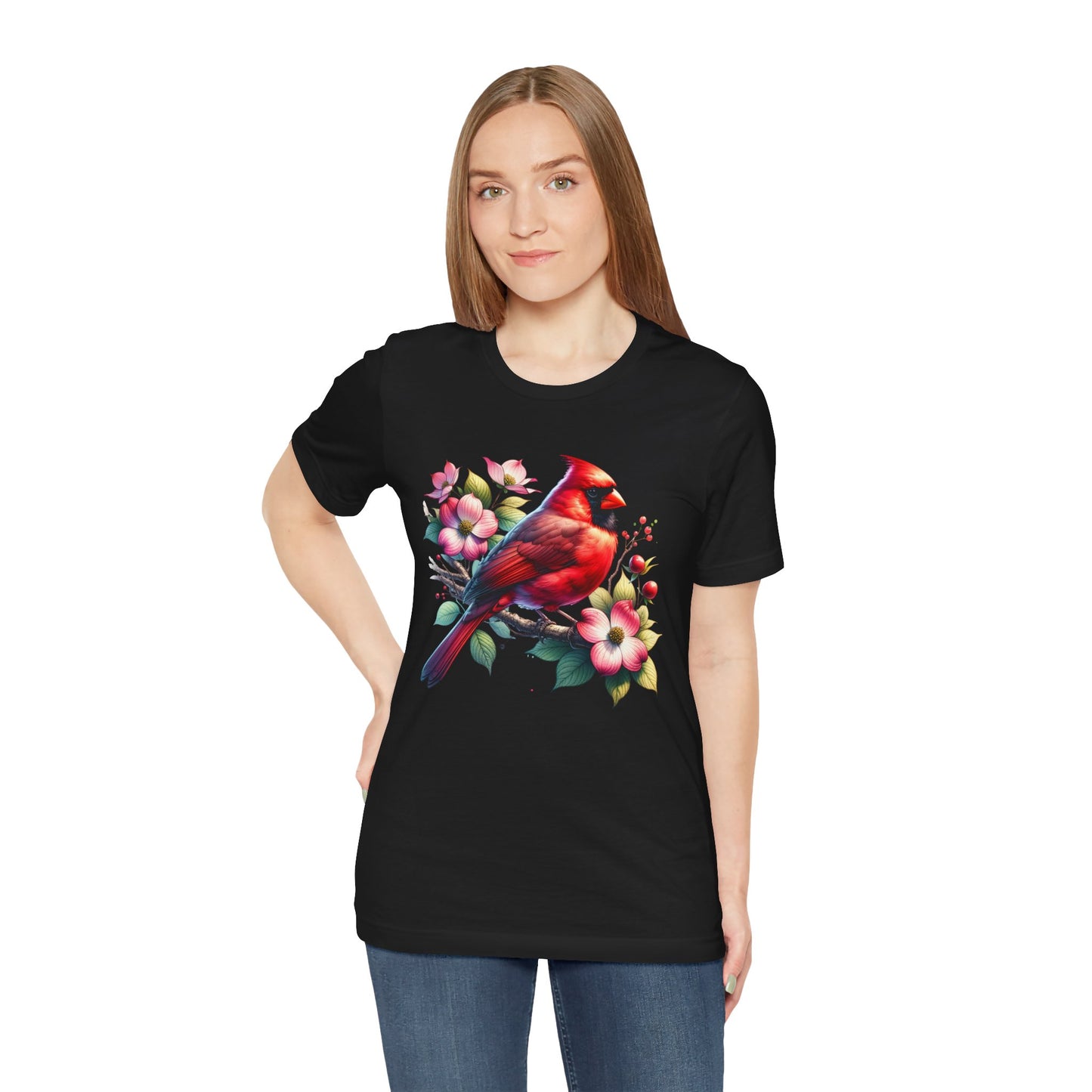 Cardinal And Dogwood - Unisex T-Shirt