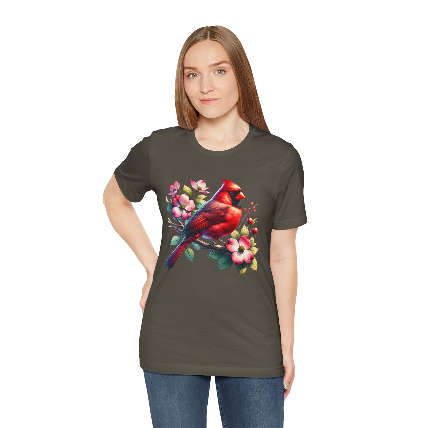Cardinal And Dogwood - Unisex T-Shirt