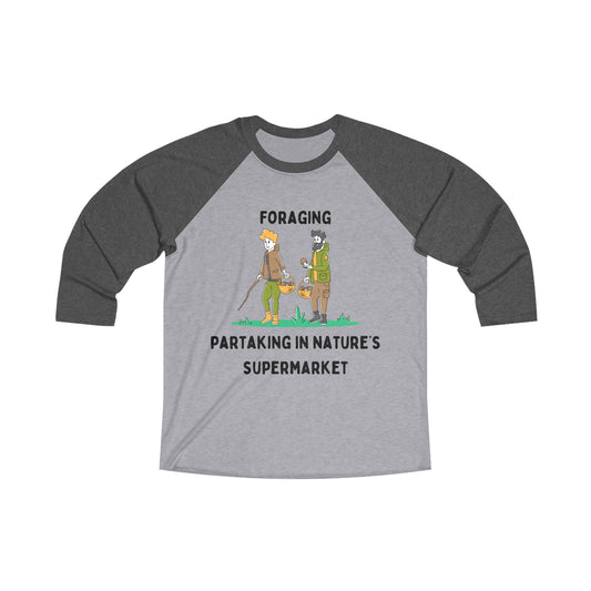 Foraging Partaking In Nature's Supermarket - Unisex Raglan T-Shirt