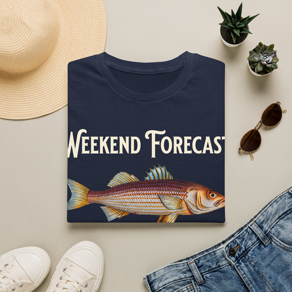 Weekend Forecast: 100% Chance Of Fishing T-shirt