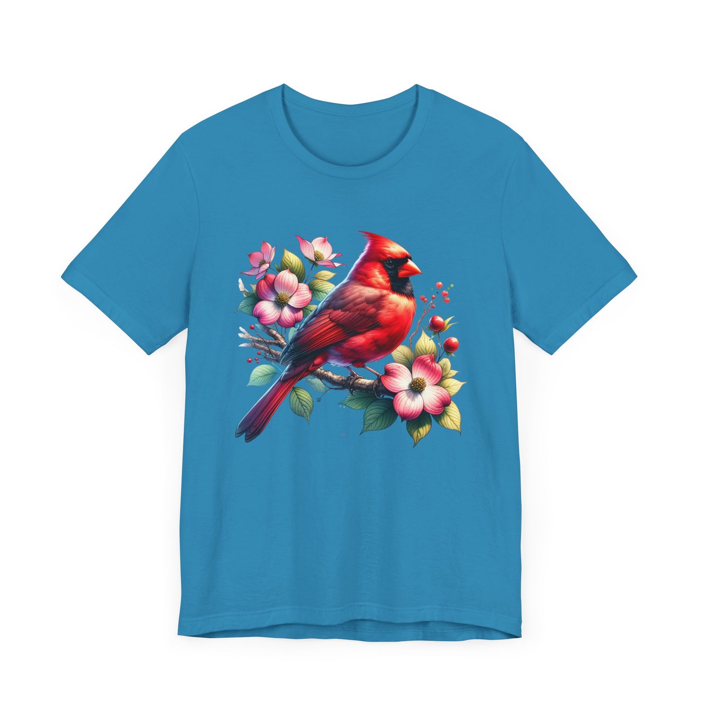 Cardinal And Dogwood - Unisex T-Shirt