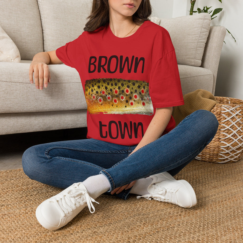 'Brown Town' Trout Fishing Graphic T-Shirt