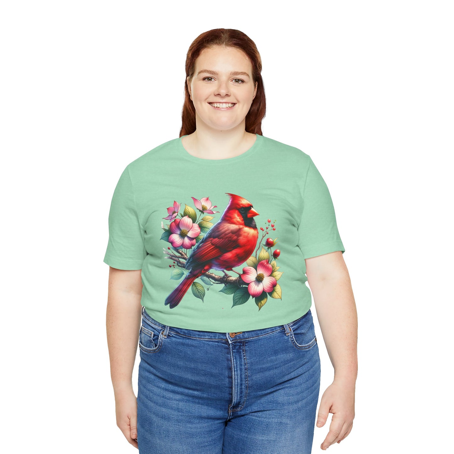Cardinal And Dogwood - Unisex T-Shirt