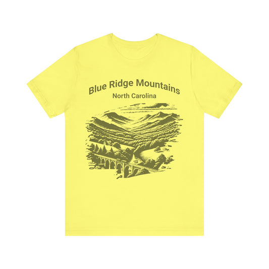 Blue Ridge Mountains North Carolina - Unisex T-Shirt