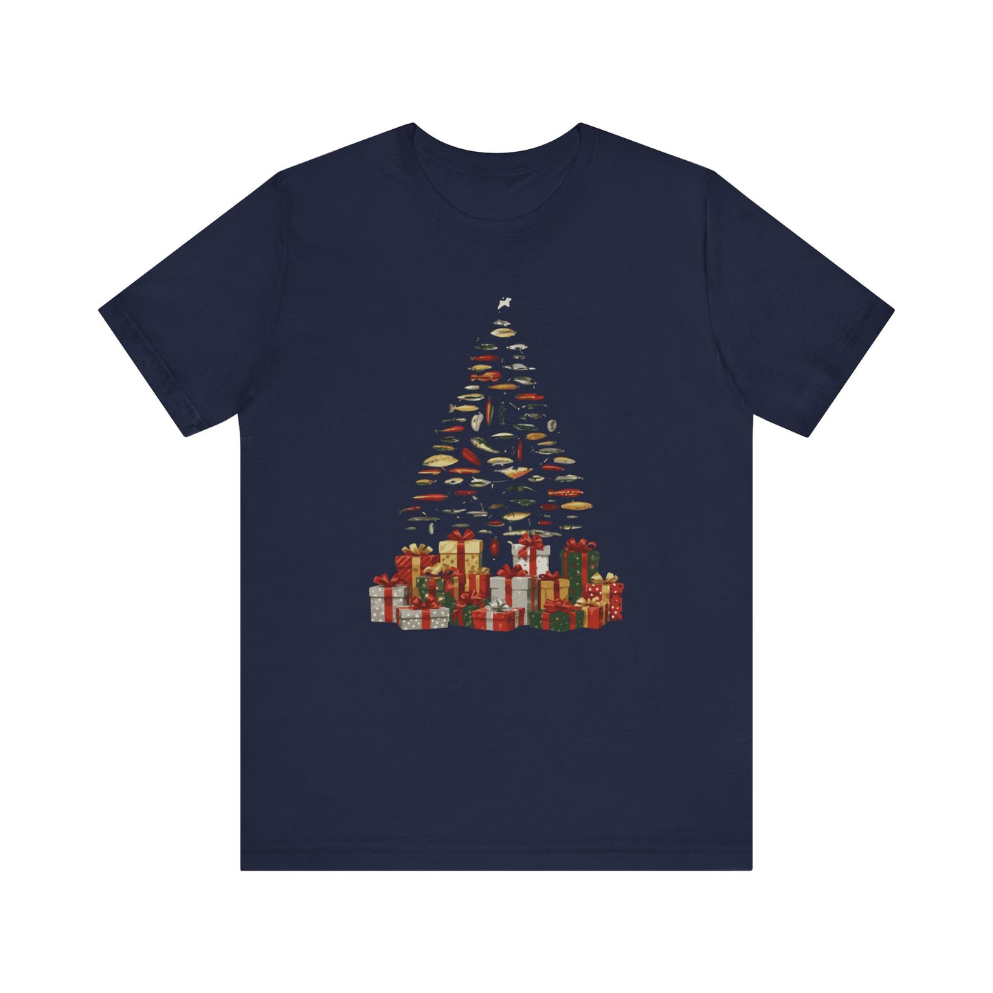 Fishing Lures Christmas Tree Gift Unisex T-Shirt
