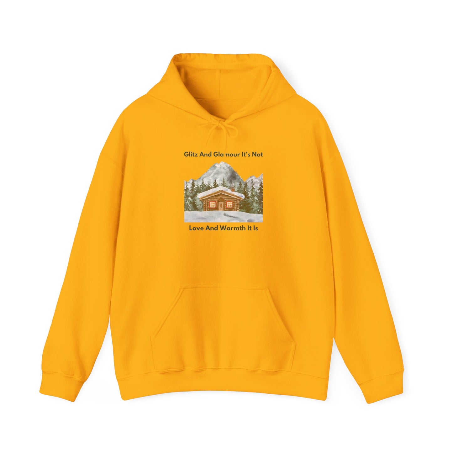 Cabin Snow Love and Warmth - Unisex Hoodie