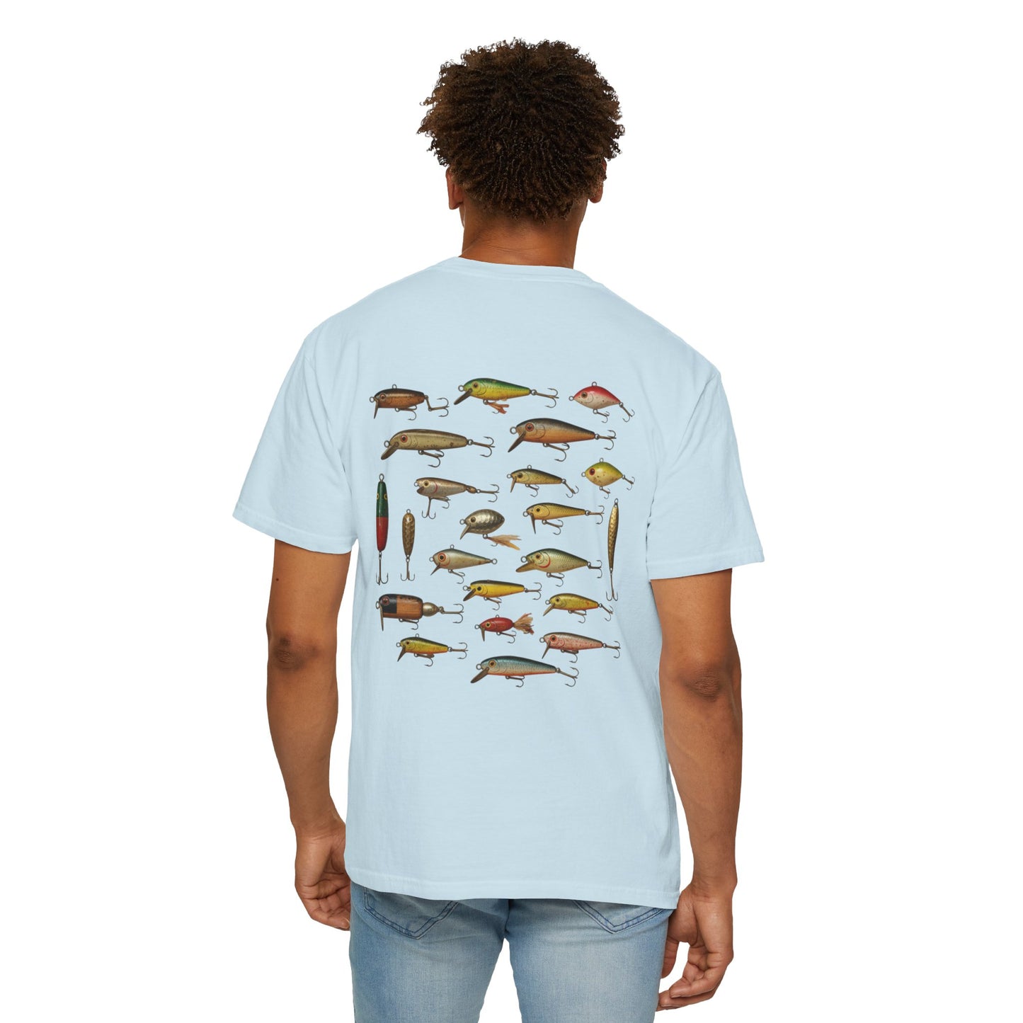 Fishing Lures T-Shirt — Vintage Angler Lure Art Tee - Fishing T Shirt