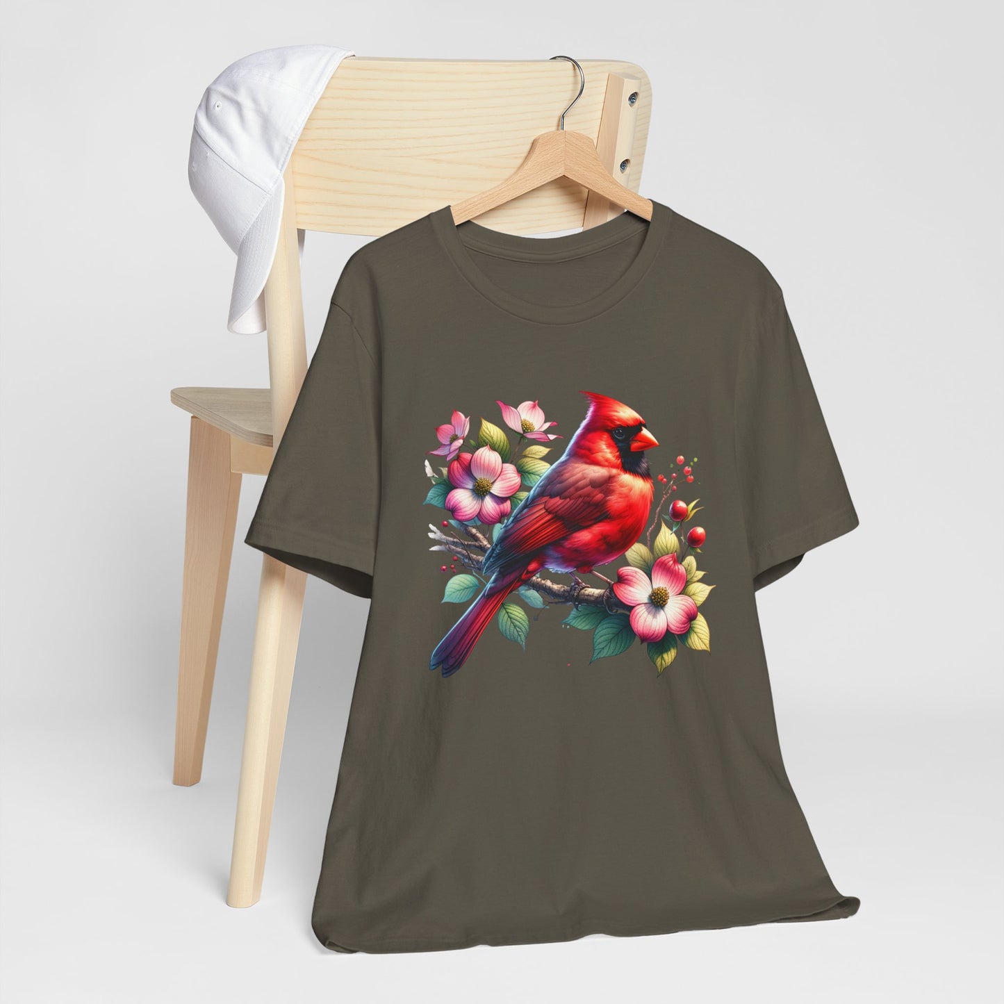 Cardinal And Dogwood - Unisex T-Shirt