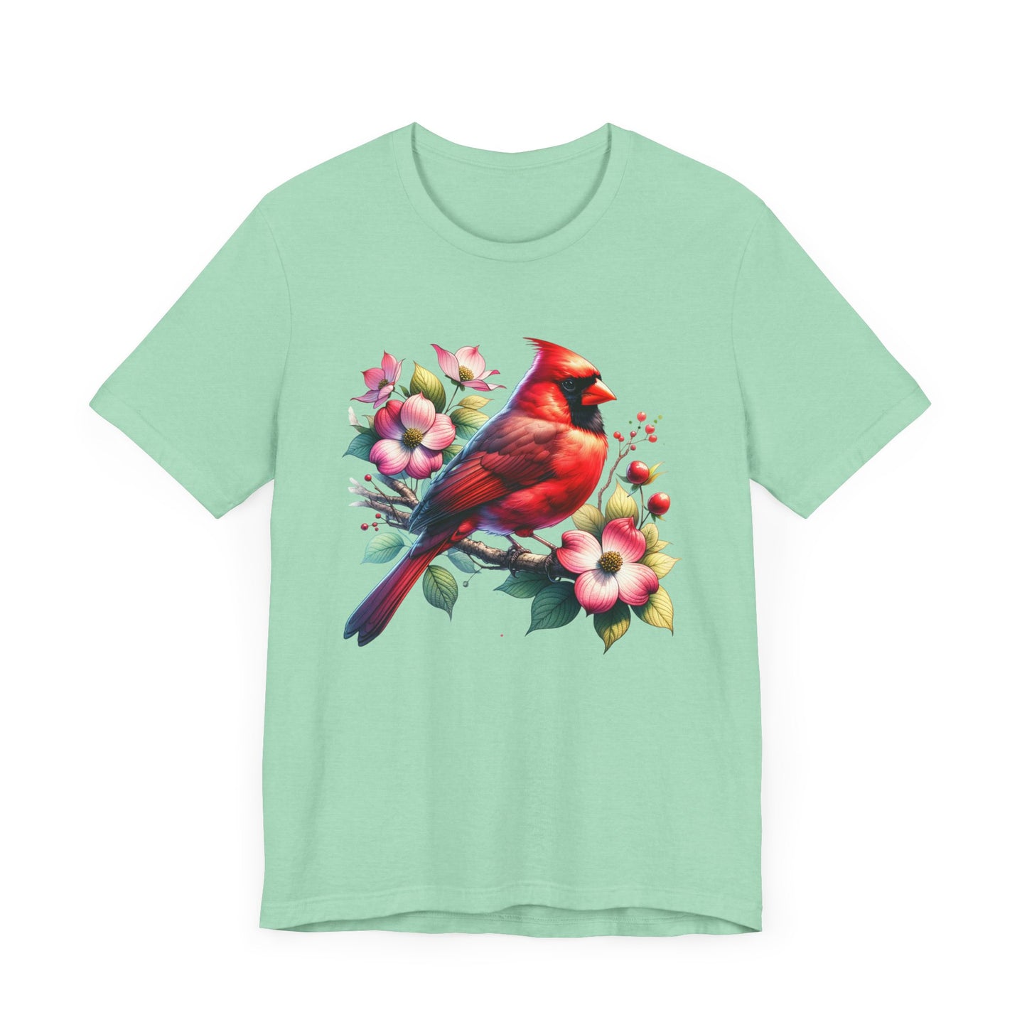 Cardinal And Dogwood - Unisex T-Shirt