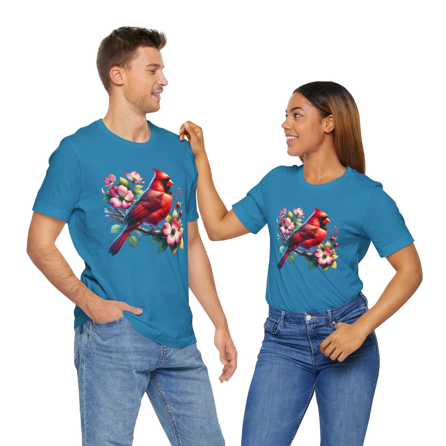 Cardinal And Dogwood - Unisex T-Shirt