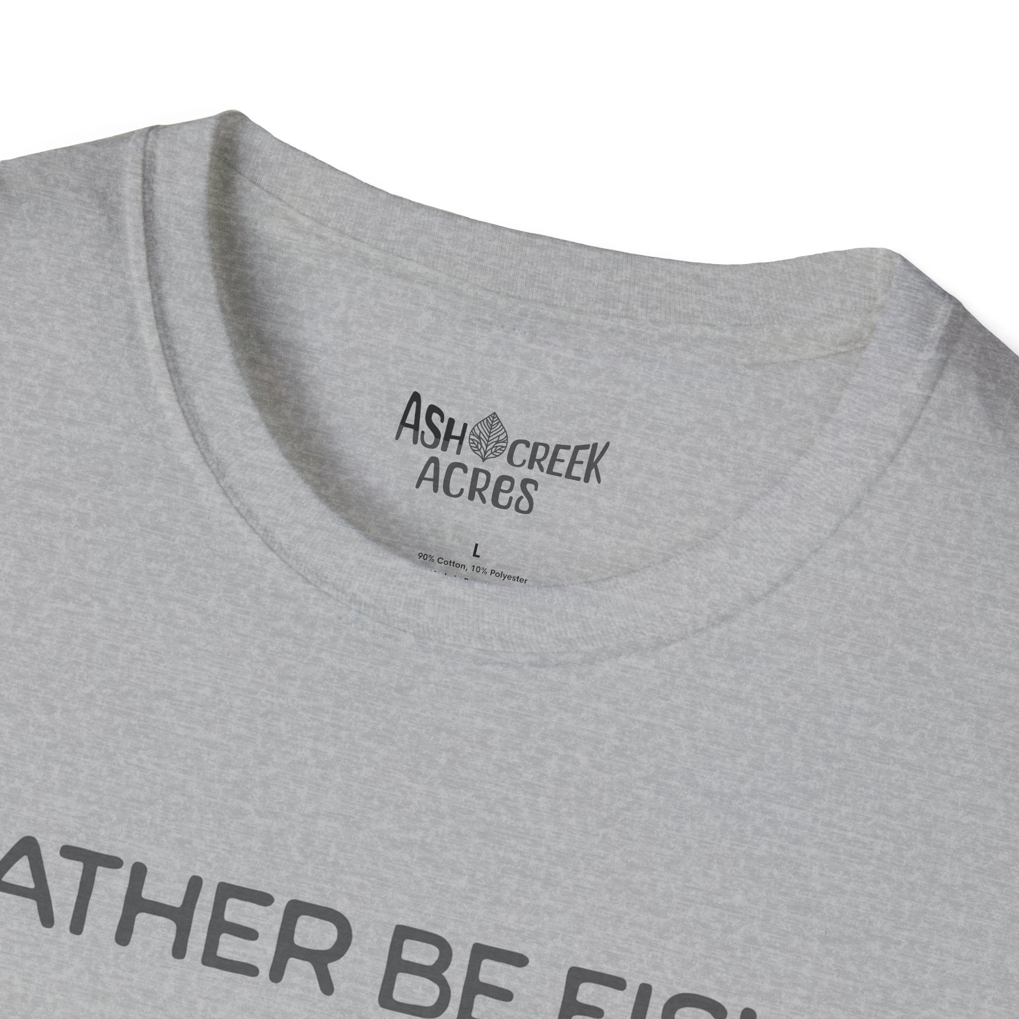 I'D RATHER BE FISHING T-SHIRT