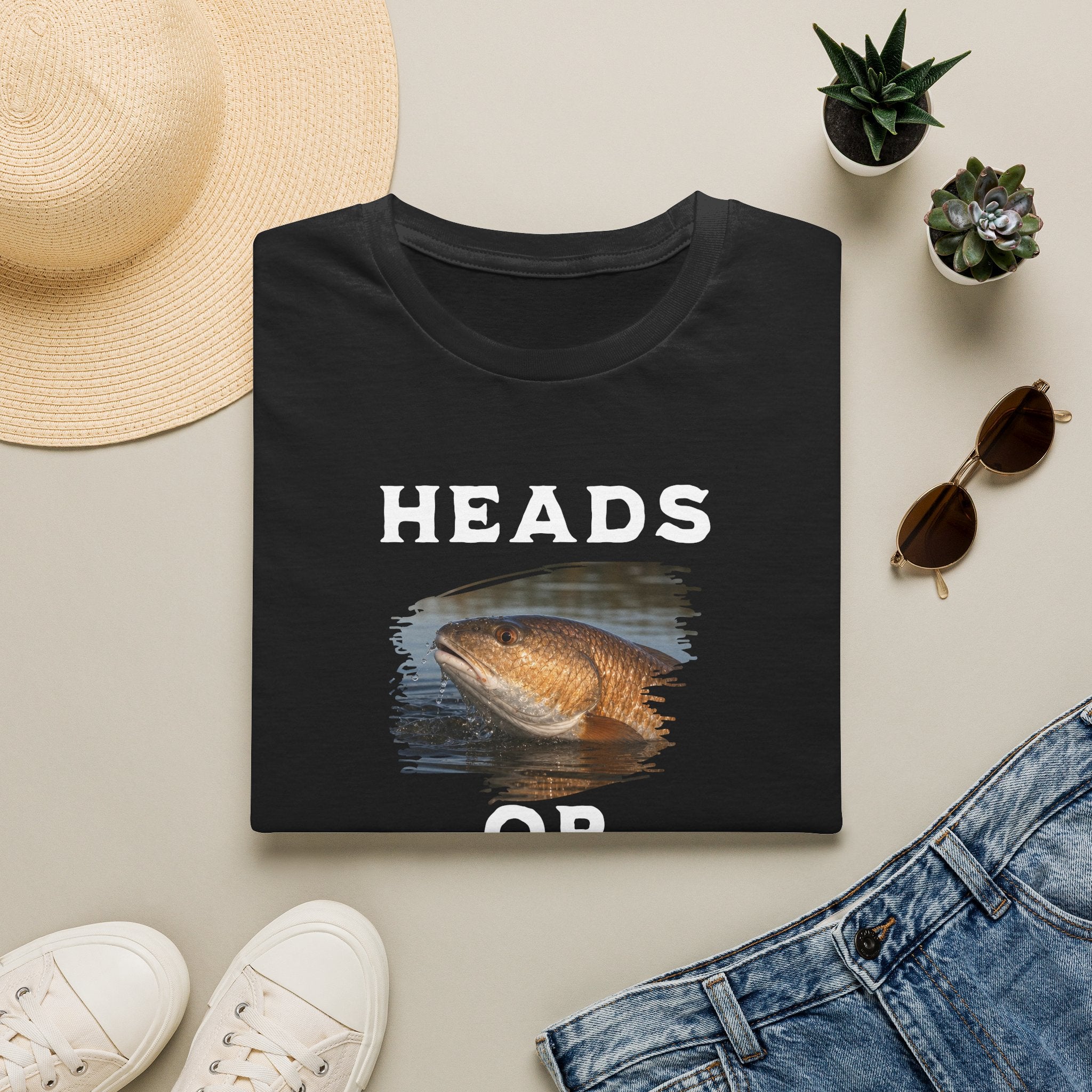 Heads or Tails Fish T-Shirt — Fishing Graphic Tee for Anglers