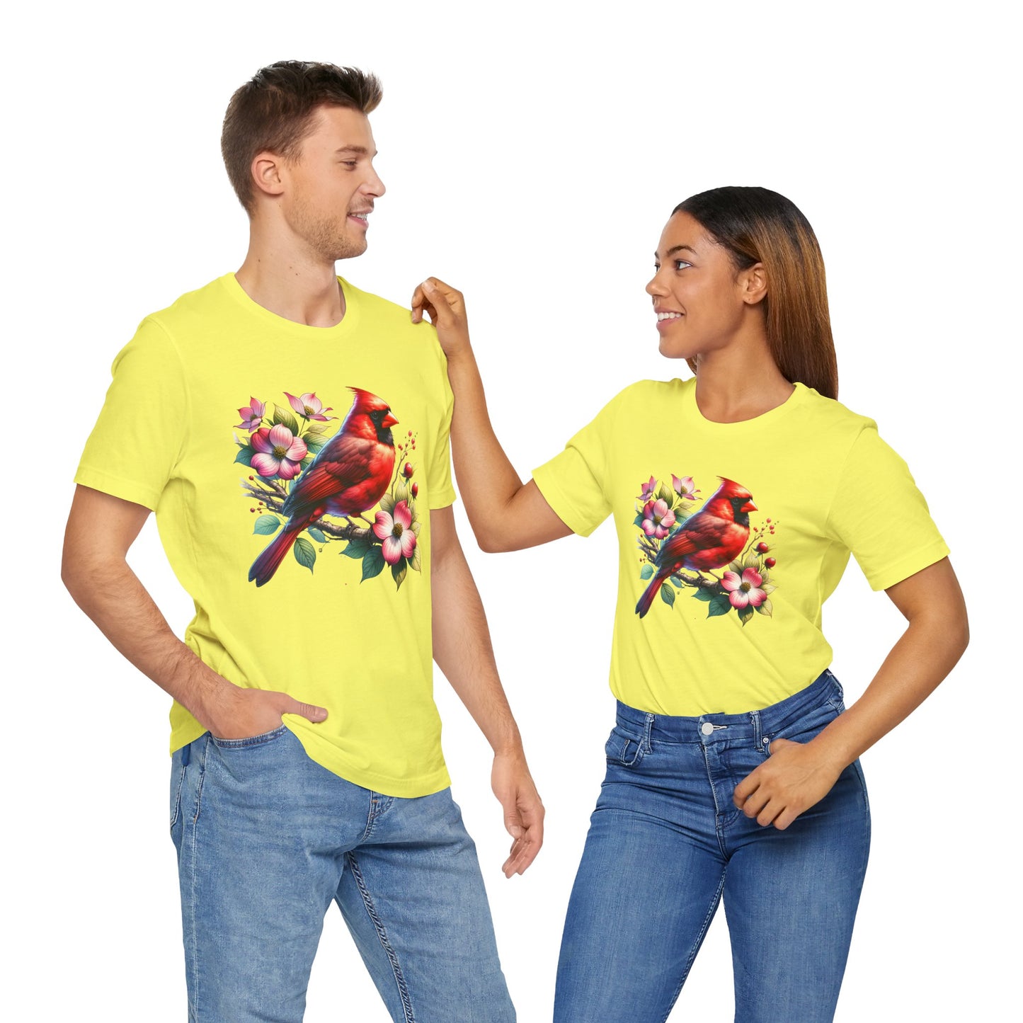 Cardinal And Dogwood - Unisex T-Shirt