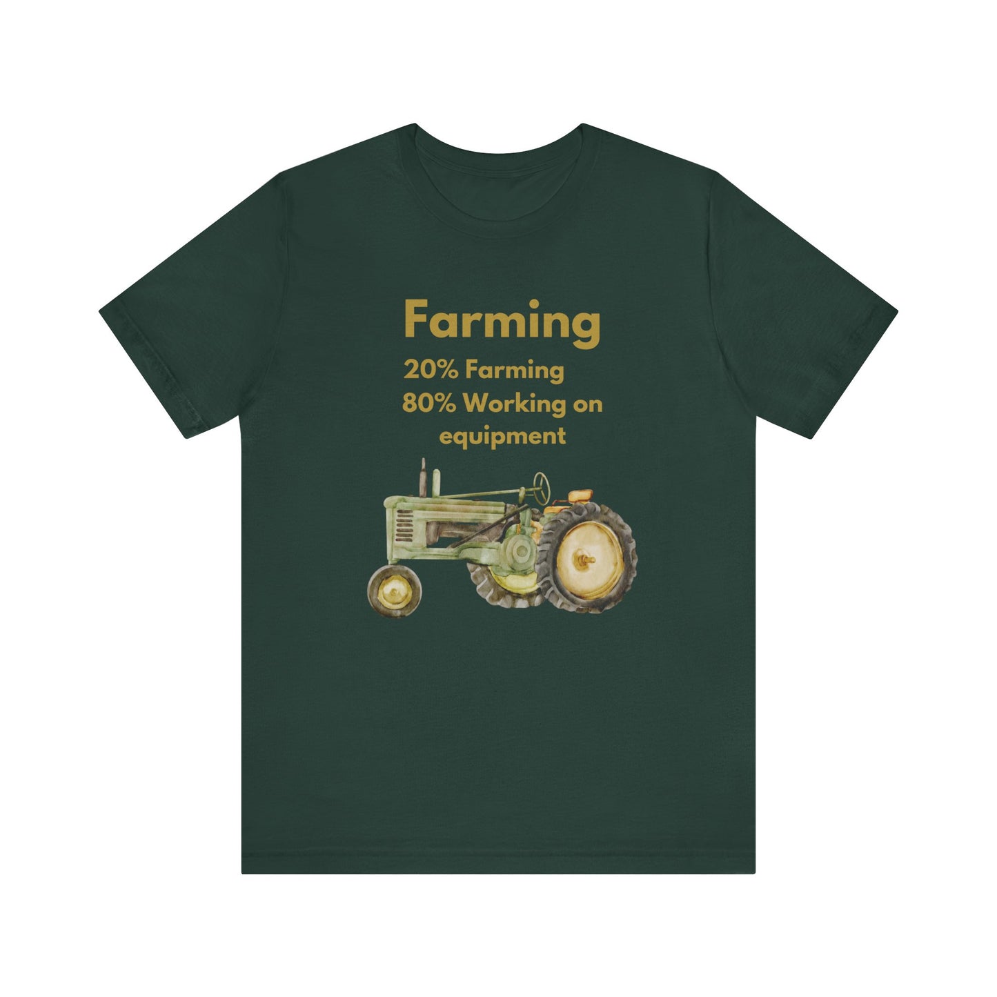 Farming, 20% Farming 80% Working On Equipment - Unisex T-Shirt