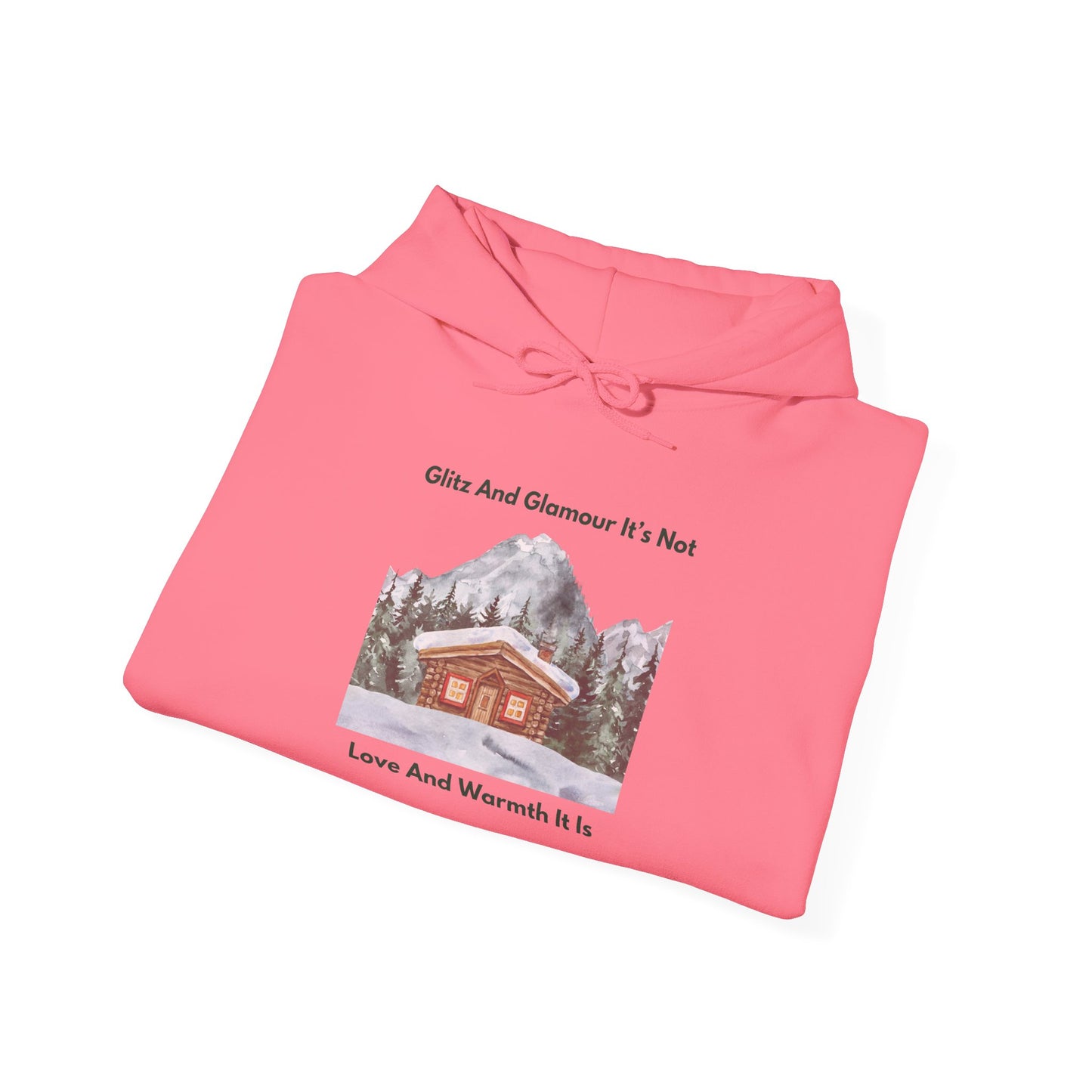 Cabin Snow Love and Warmth - Unisex Hoodie