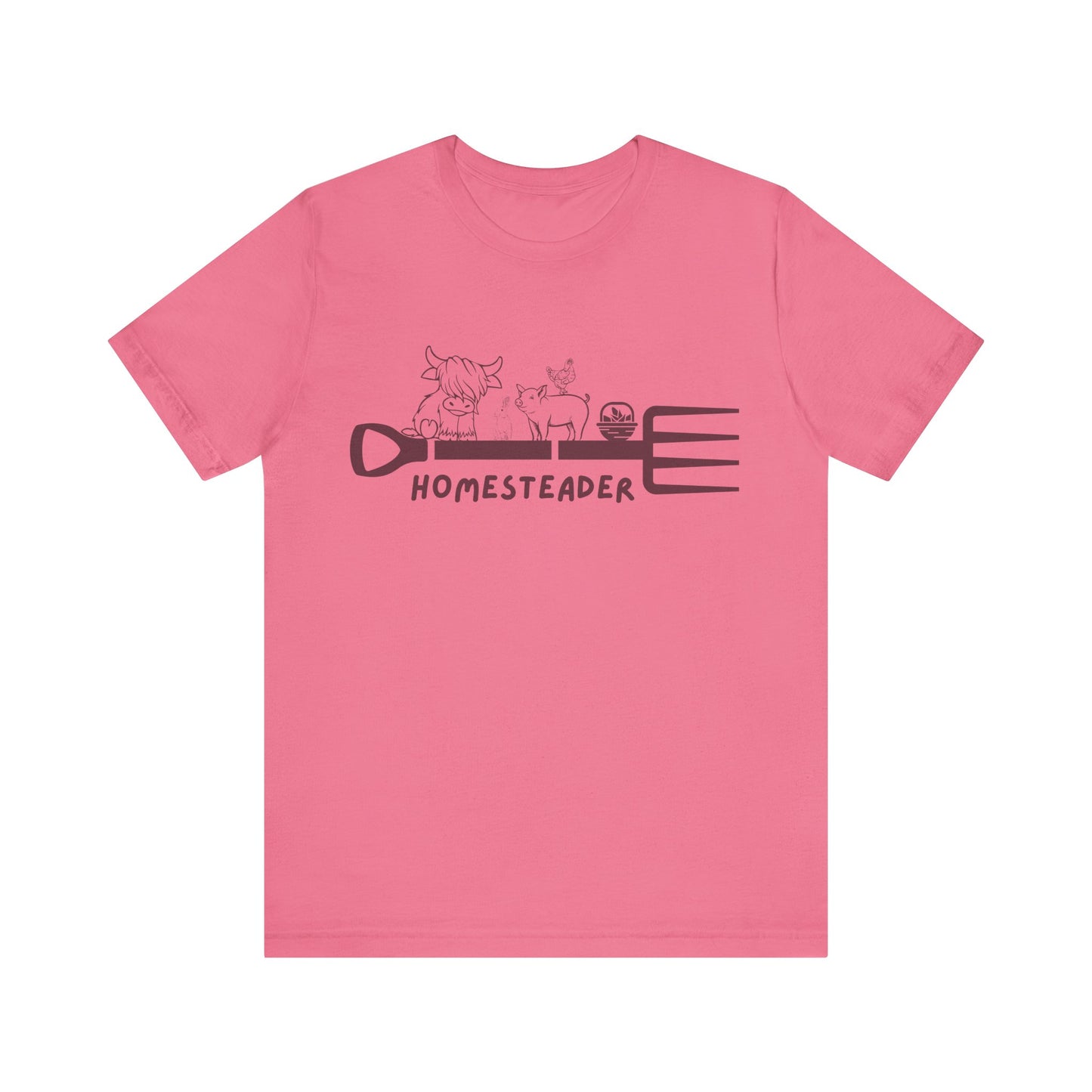 Homesteader Garden Fork Farm Animals - Unisex T-Shirt