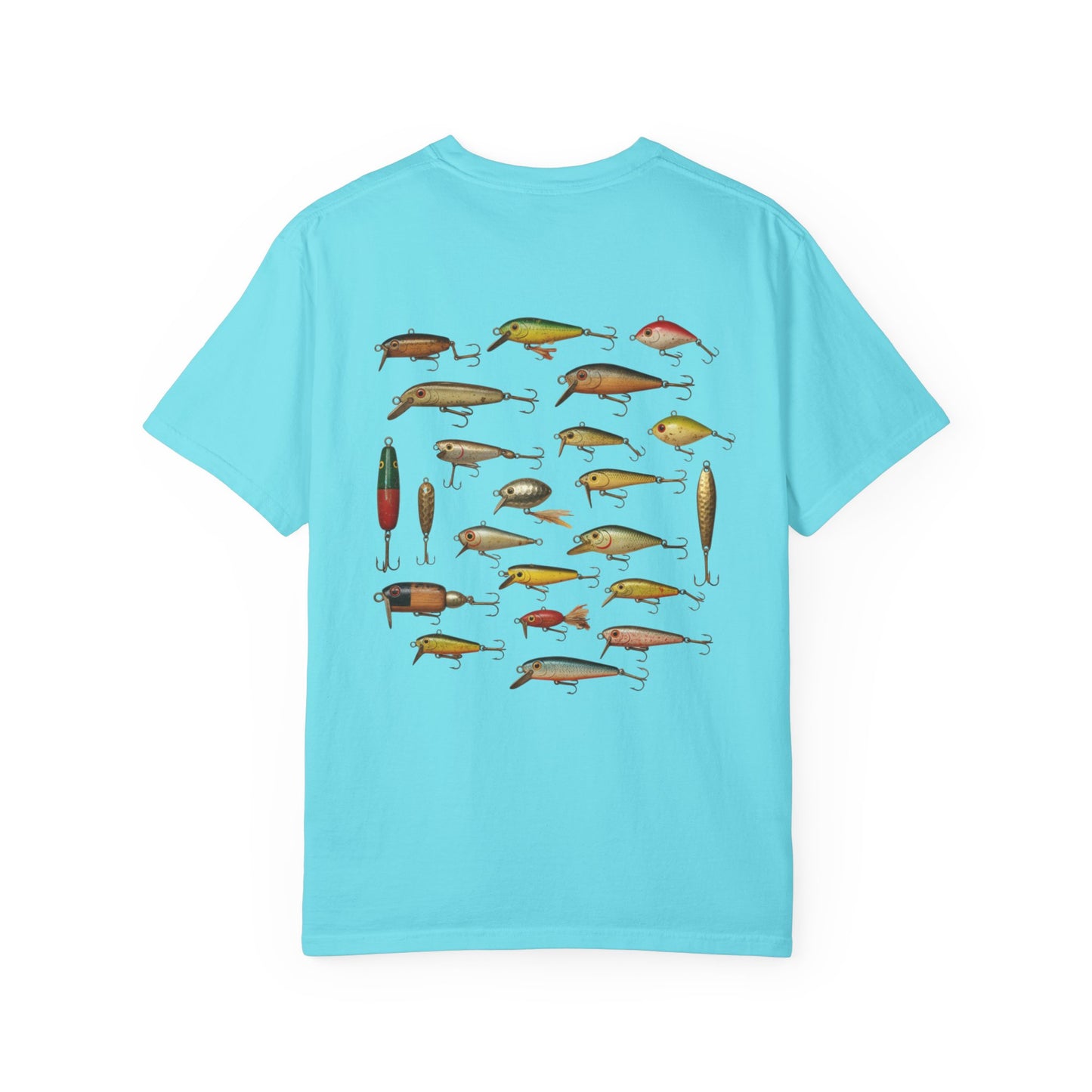 Fishing Lures T-Shirt — Vintage Angler Lure Art Tee - Fishing T Shirt