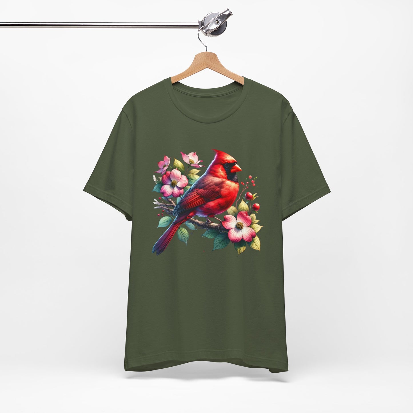 Cardinal And Dogwood - Unisex T-Shirt