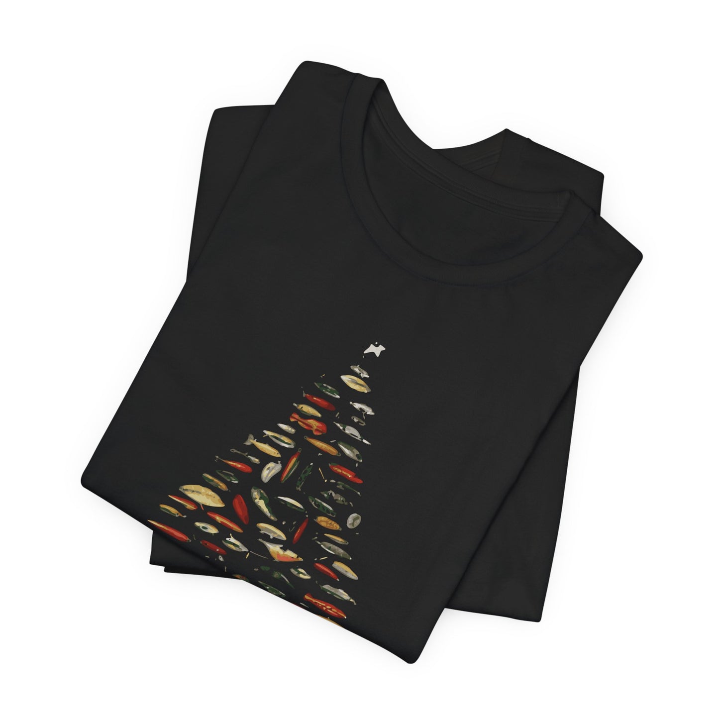 Fishing Lures Christmas Tree Gift Unisex T-Shirt