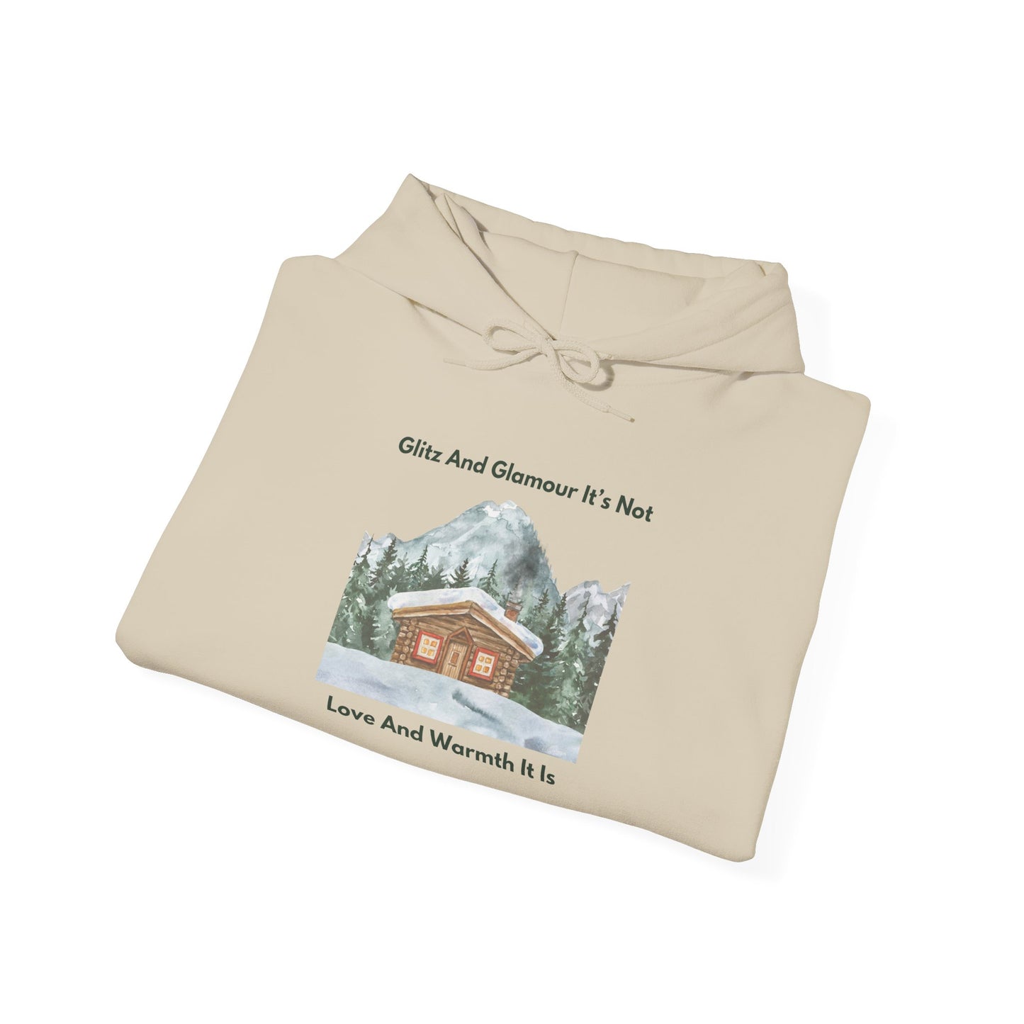Cabin Snow Love and Warmth - Unisex Hoodie