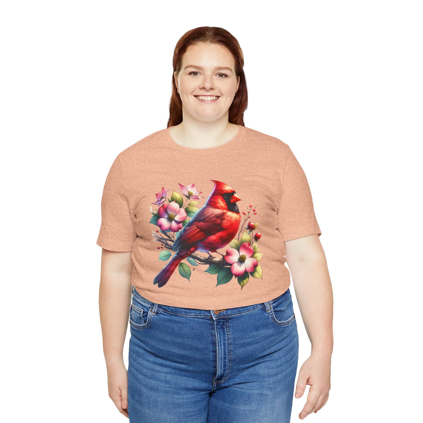 Cardinal And Dogwood - Unisex T-Shirt