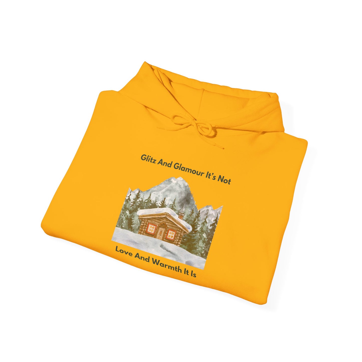 Cabin Snow Love and Warmth - Unisex Hoodie