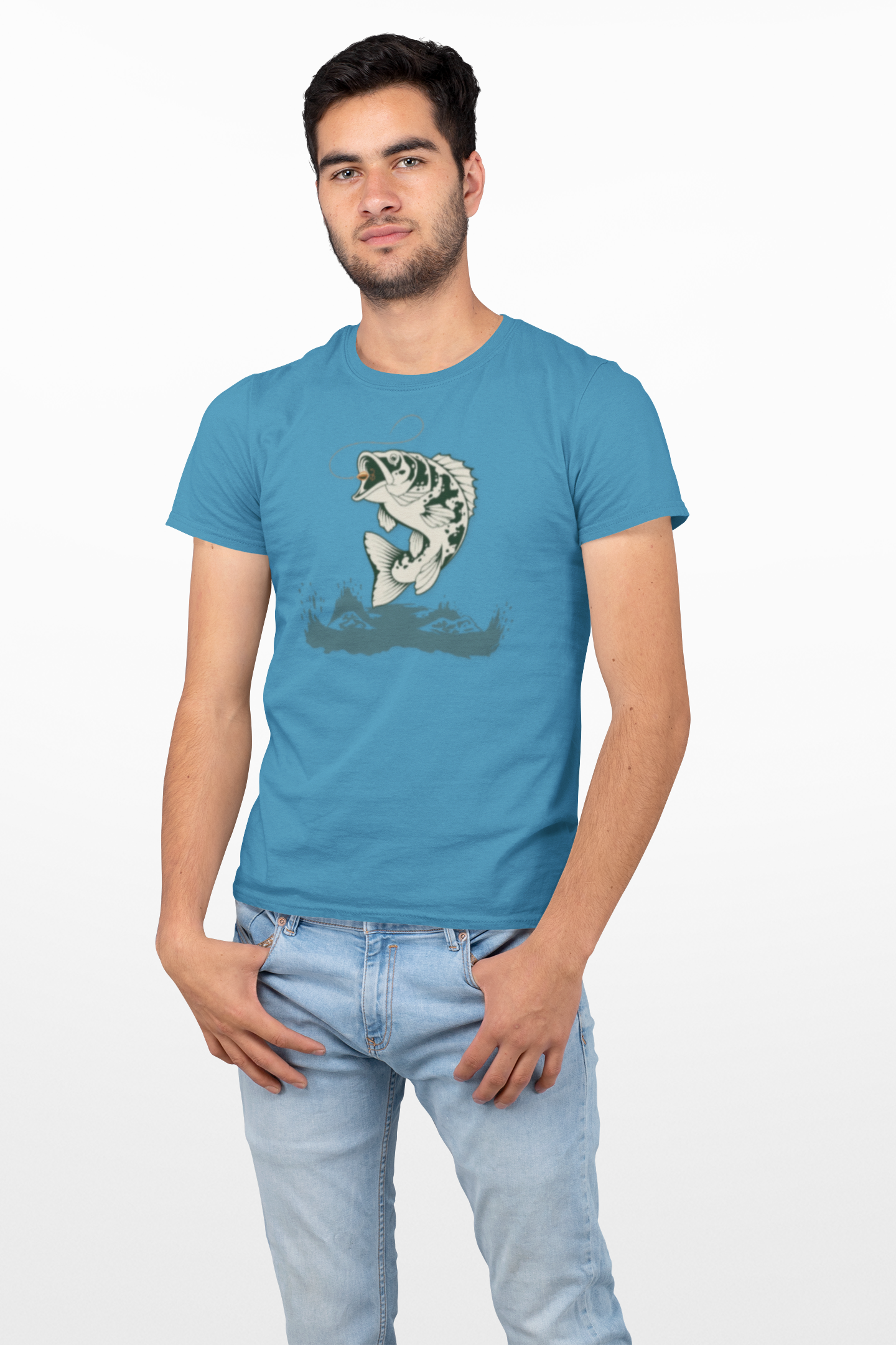 Fishing Lover's Unisex Tee, Outdoors Shirt, Fisherman Gift, Vintage Fish Design, Casual Graphic Tee, Perfect for Summer Adventures