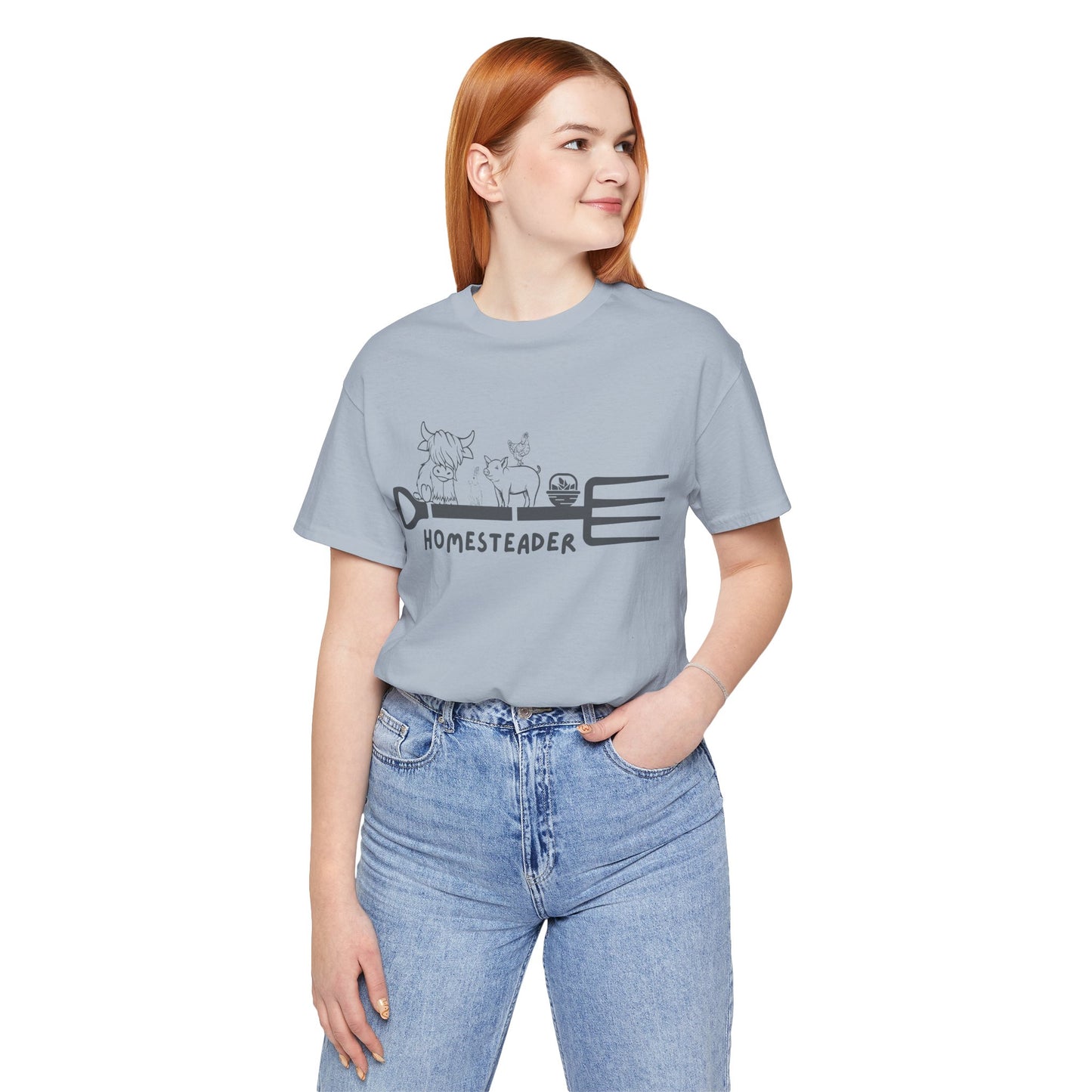 Homesteader Garden Fork Farm Animals - Unisex T-Shirt