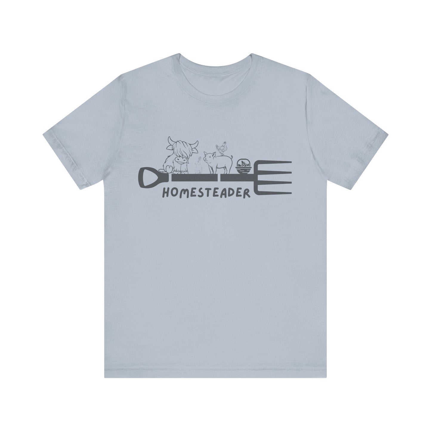 Homesteader Garden Fork Farm Animals - Unisex T-Shirt