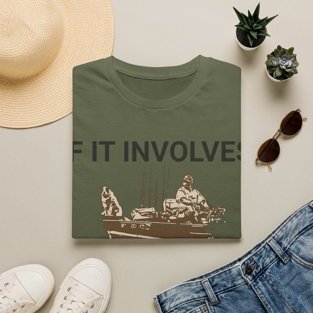 If It Involves Fishing & Dogs, Count Me In T-Shirt