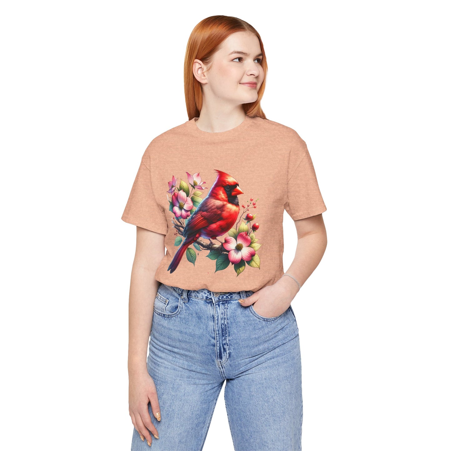 Cardinal And Dogwood - Unisex T-Shirt