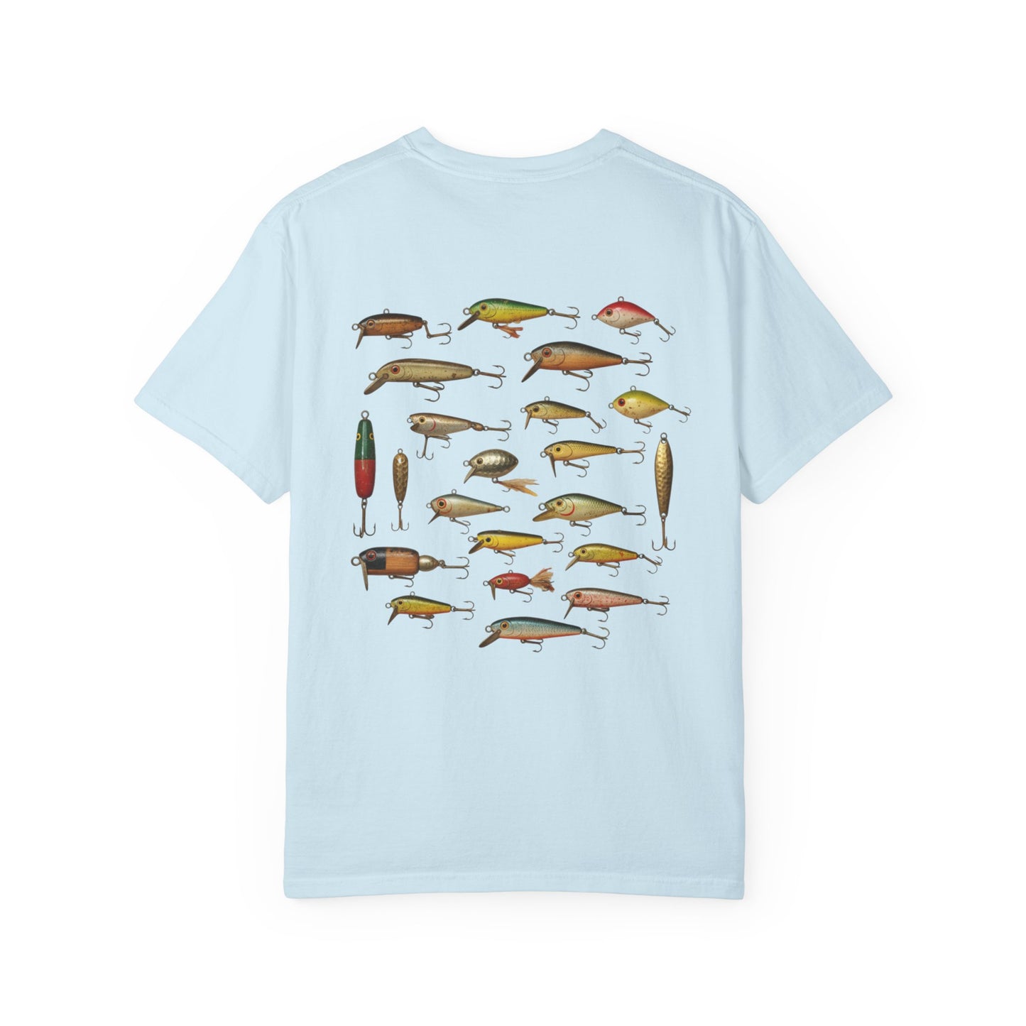 Fishing Lures T-Shirt — Vintage Angler Lure Art Tee - Fishing T Shirt