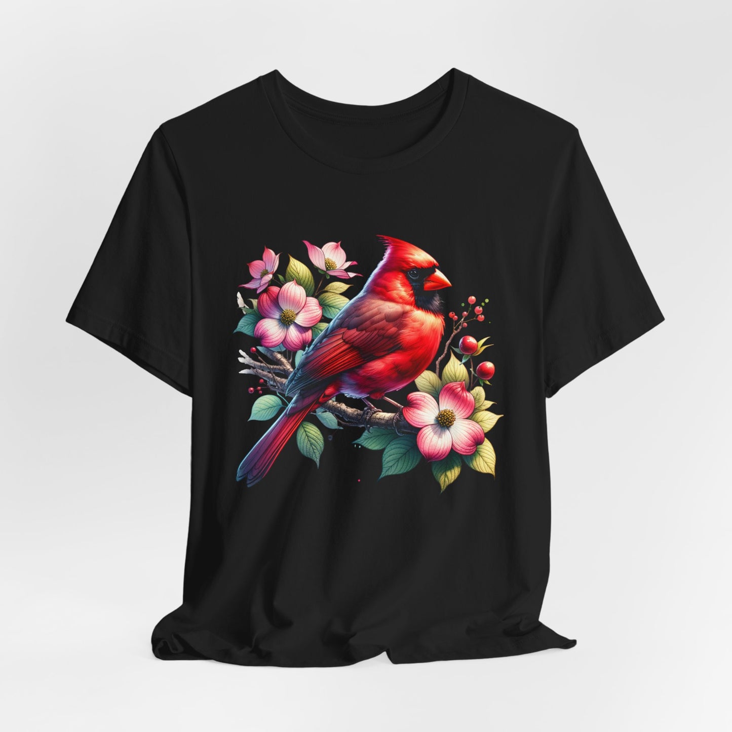 Cardinal And Dogwood - Unisex T-Shirt