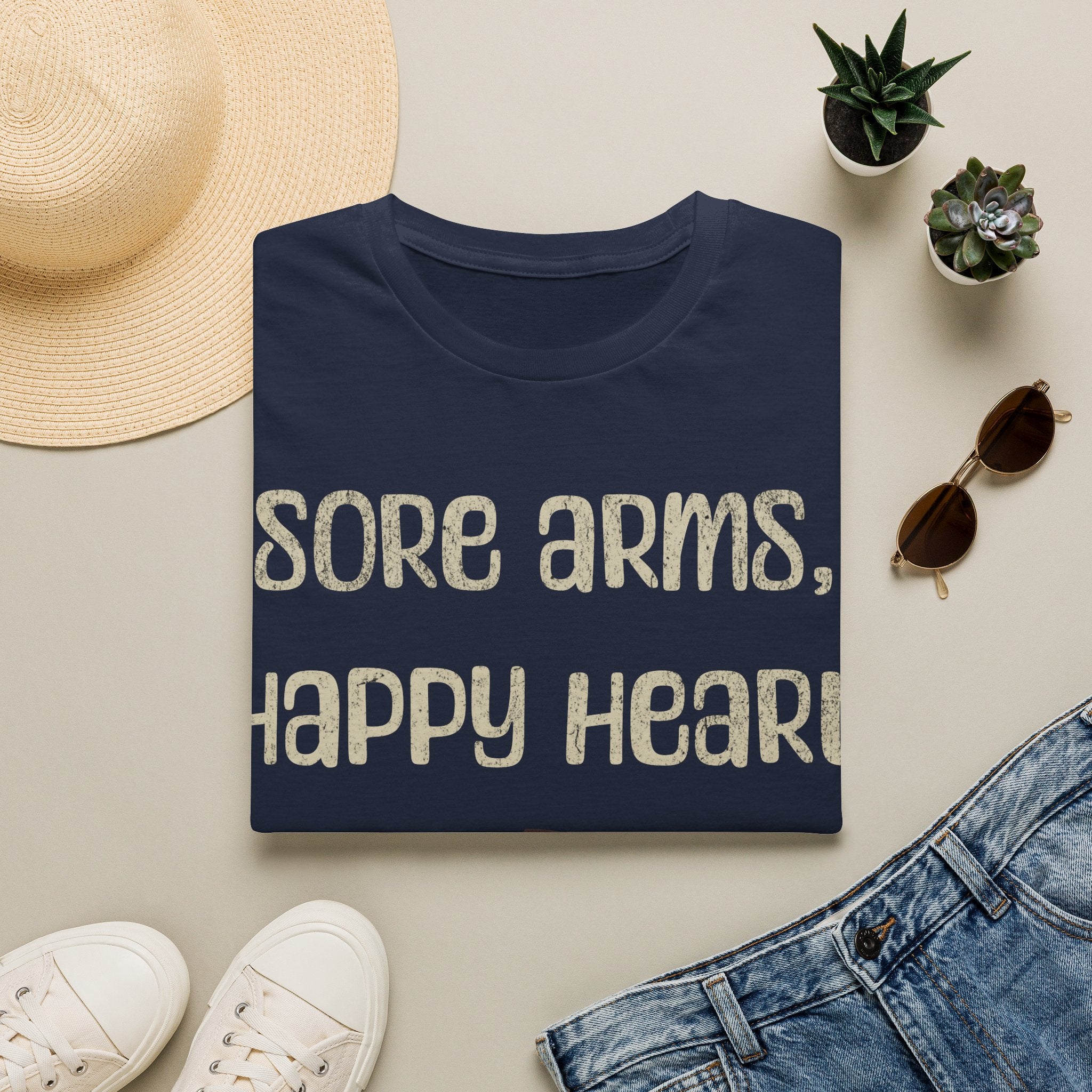 Sore Arms, Happy Heart T-Shirt