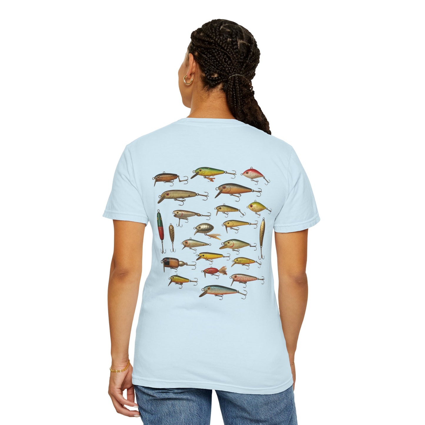 Fishing Lures T-Shirt — Vintage Angler Lure Art Tee - Fishing T Shirt