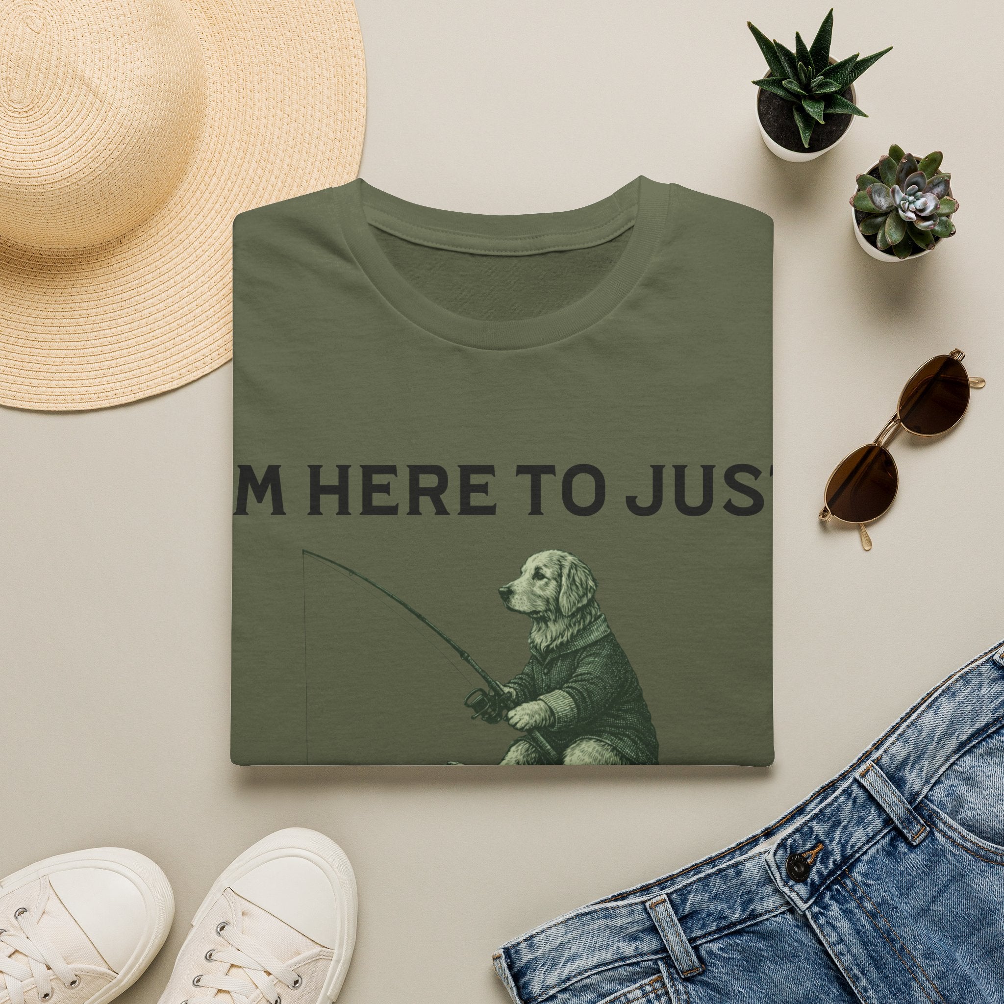 I'm Here to Just Retrieve Some Fish T-Shirt